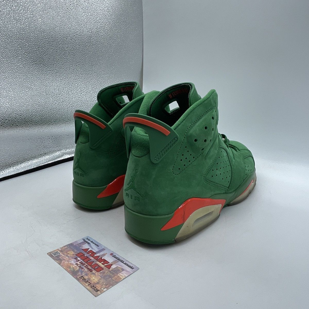 Jordan Brand Air Jordan 6 green suede Gatorade Size US 11.5 / EU 44-45 - 5 Thumbnail
