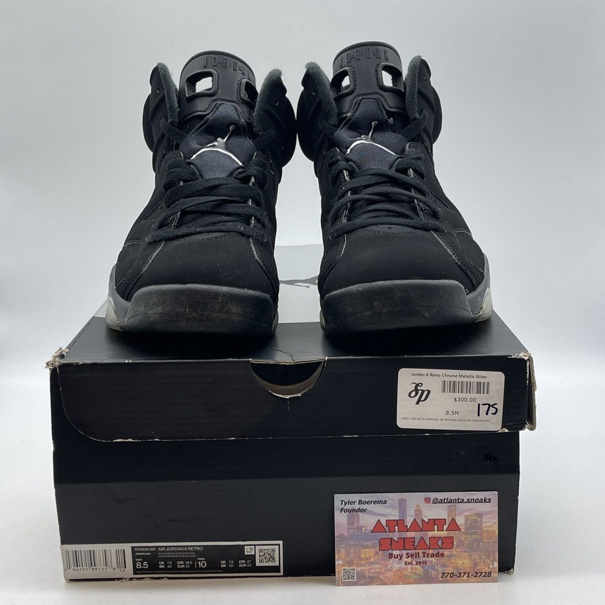 Jordan Brand Air Jordan 6 chrome Size US 8.5 / EU 41-42 - 2 Thumbnail
