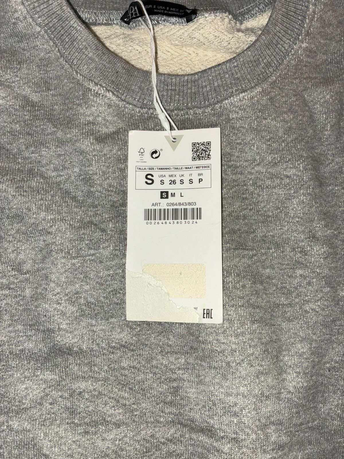 Zara Zara Sweatshirt Size S / US 4 / IT 40 - 2 Thumbnail