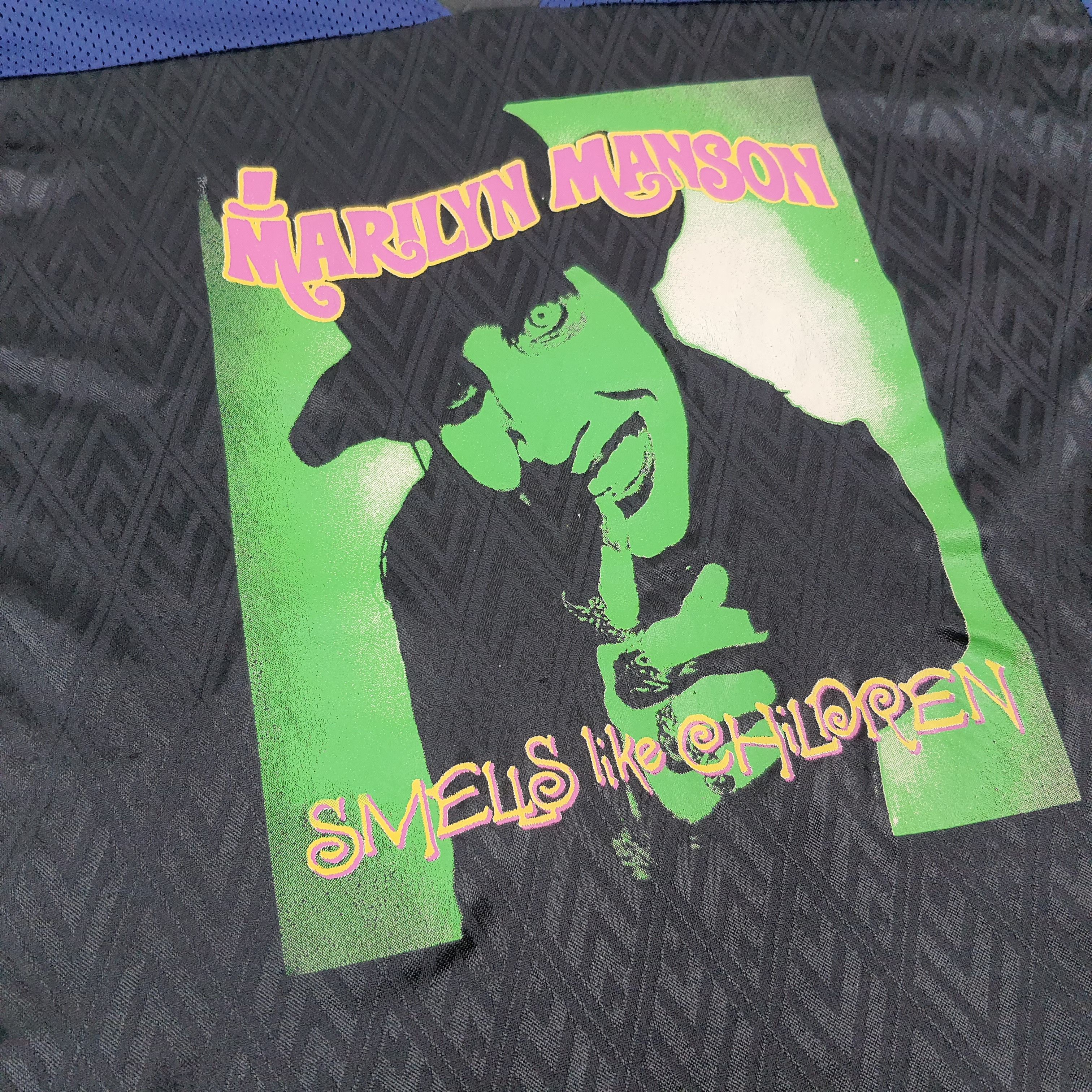 Marilyn Manson Vintage Marilyn Manson Smells Like Children Jersey C204N42 Size US L / EU 52-54 / 3 - 2 Thumbnail