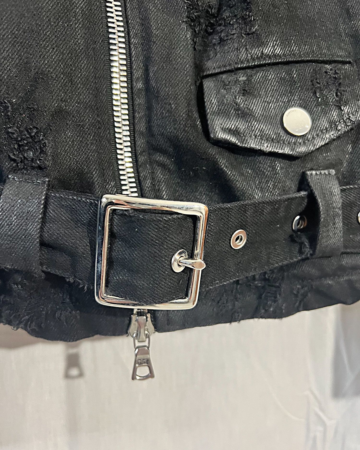 Amiri Great Distressed Biker Jacket Size US M / EU 48-50 / 2 - 11 Thumbnail