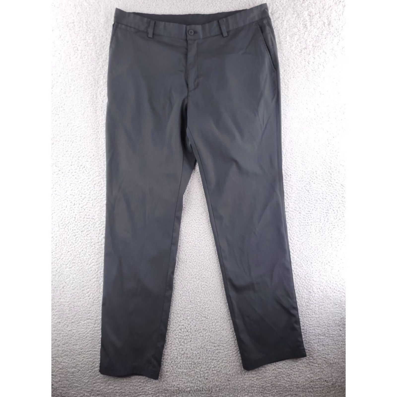 Nike Nike Pants Mens 36x33 Black Dri Fit Regular Straight Polyester Chino Golf Style Pants Mens Black 36x33 Size US 36 / EU 52 - 2 Thumbnail