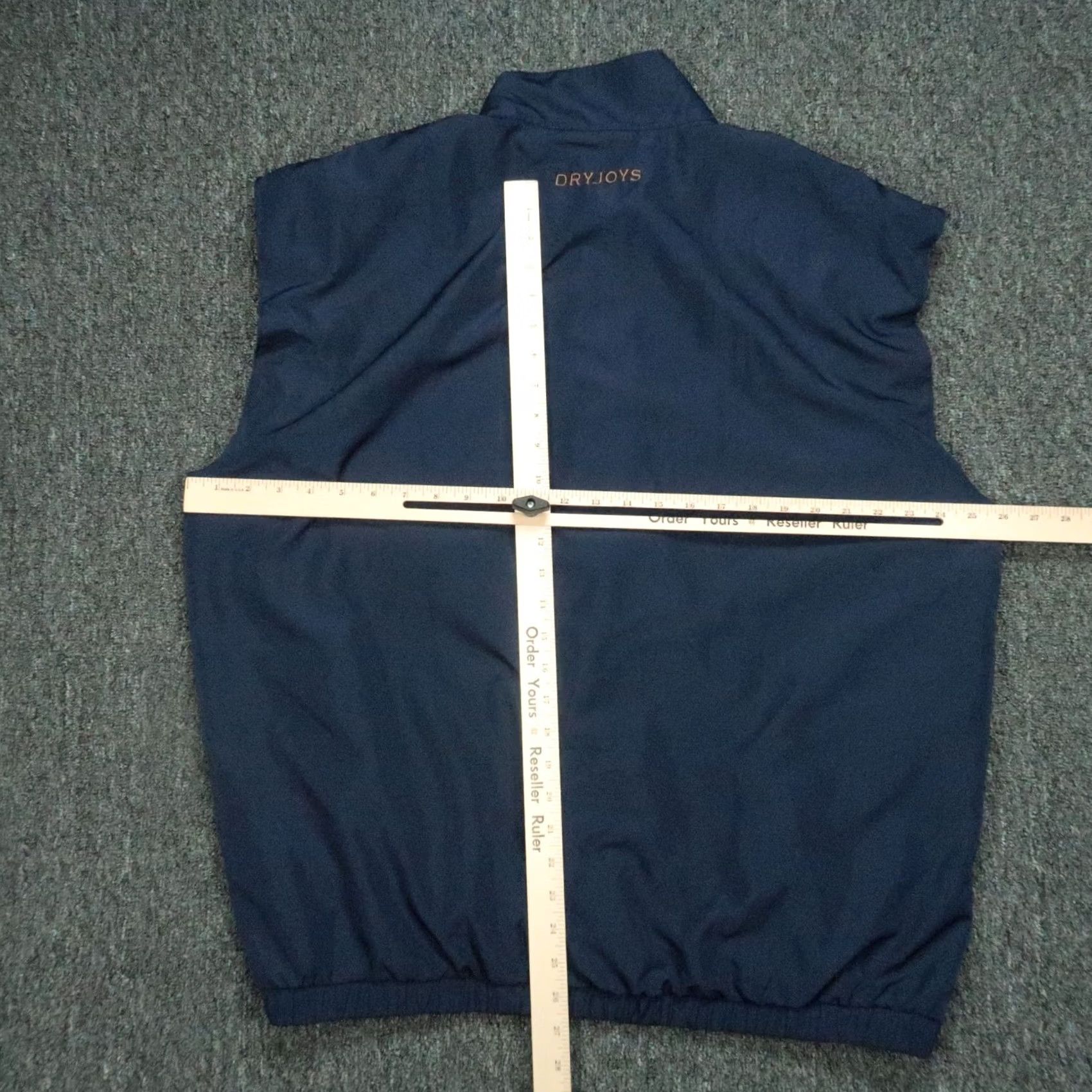 Footjoy FootJoy Vest Mens L Blue DryJoys Golf Quarter Zip Pockets Windbreaker Size US L / EU 52-54 / 3 - 7 Thumbnail