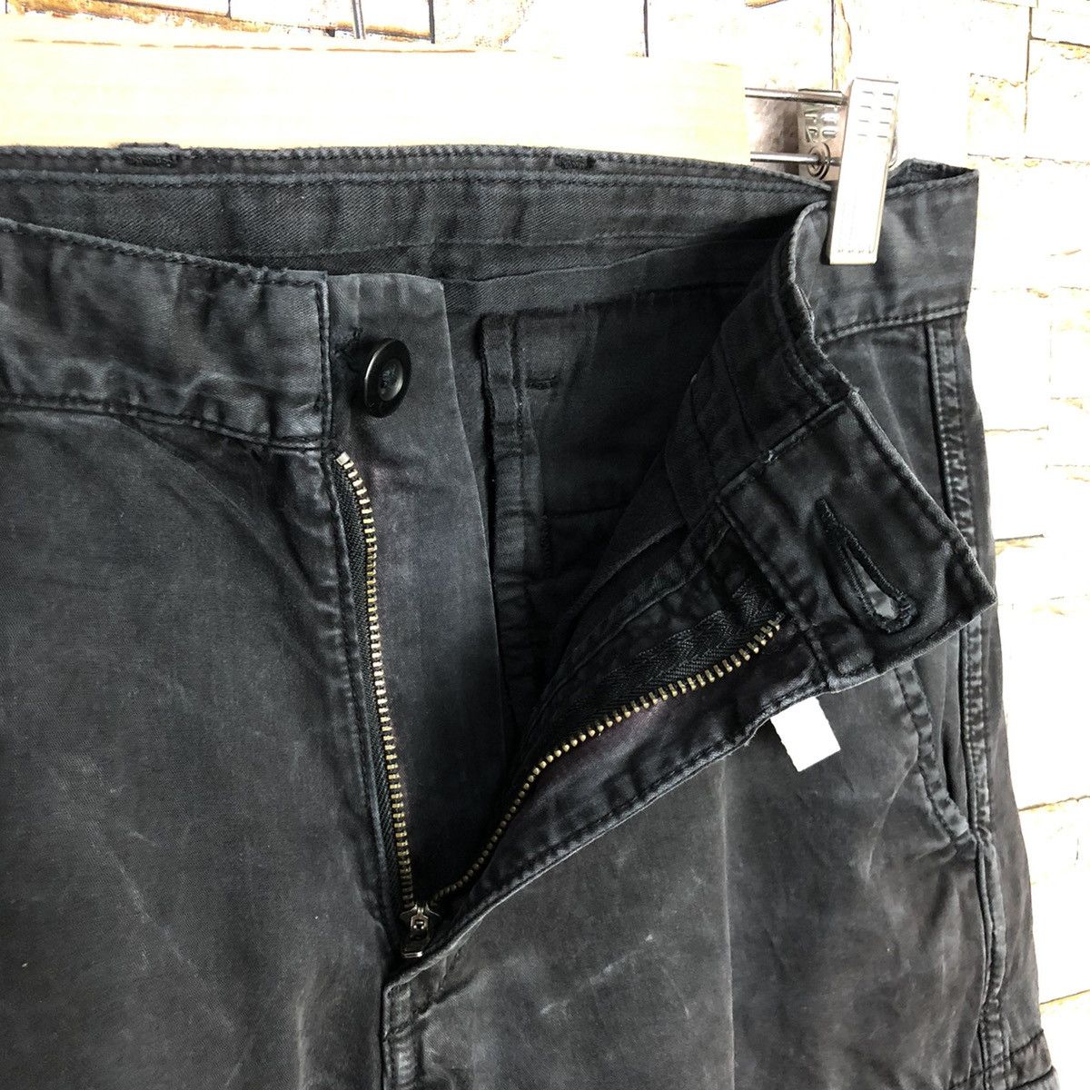Faded Glory × Japanese Brand Uniqlo Black faded Cargo Multipocket Pants #A746 Size US 28 / EU 44 - 15 Thumbnail