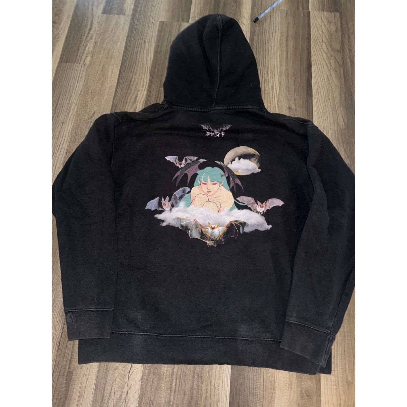 Vintage VINTAGE Anime Succubicity Hoodie Black L Mens Pullover Heavyweight - Note: Original title contains no vintage indicator; removing. Size US L / EU 52-54 / 3 - 4 Thumbnail