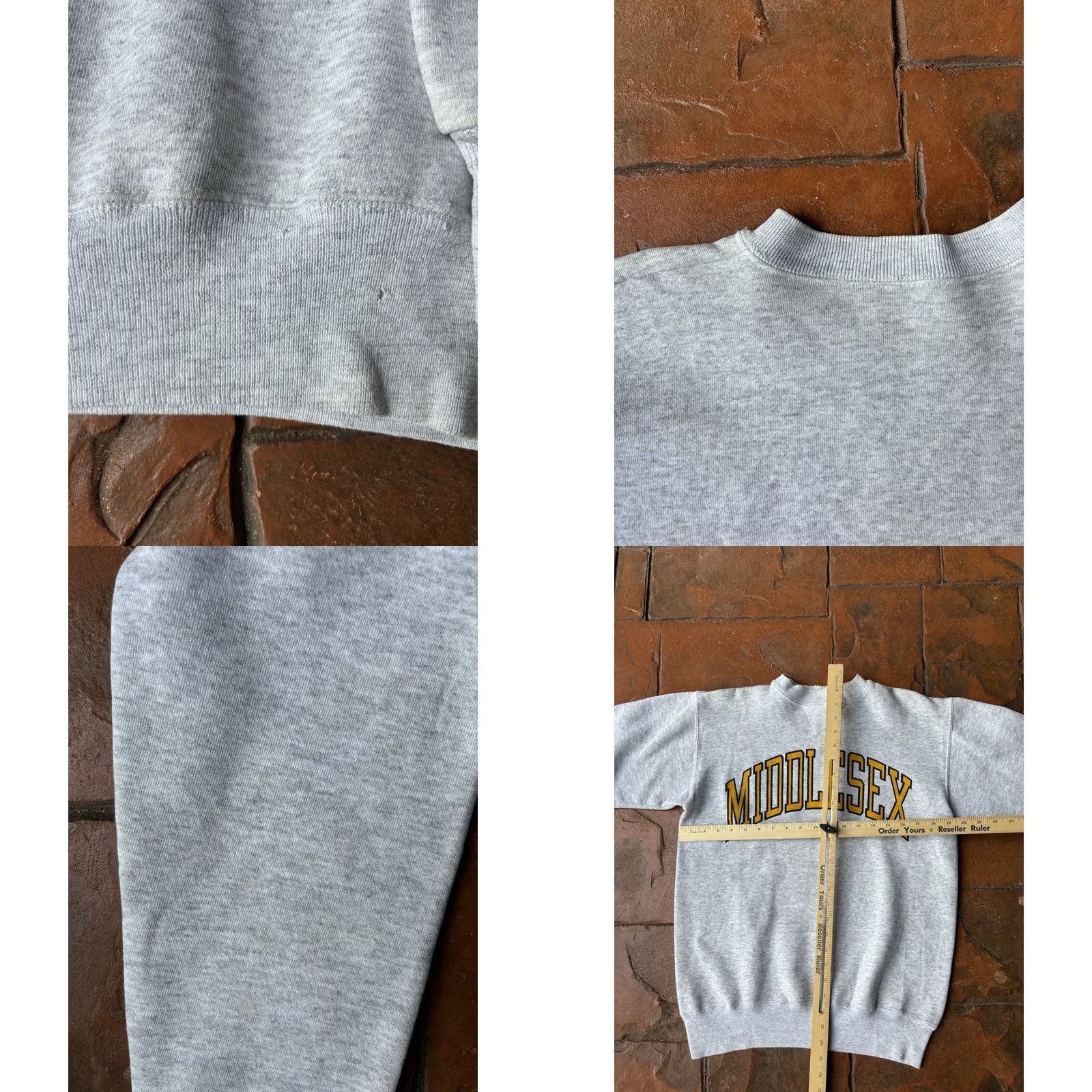 Vintage VINTAGE Middlesex Community College Crewneck Sweatshirt Gray M/L Unisex Adults Sweatshirt Pullover Crew Neck Graphic Print Hooded Pockets Logo Size US M / EU 48-50 / 2 - 8 Thumbnail