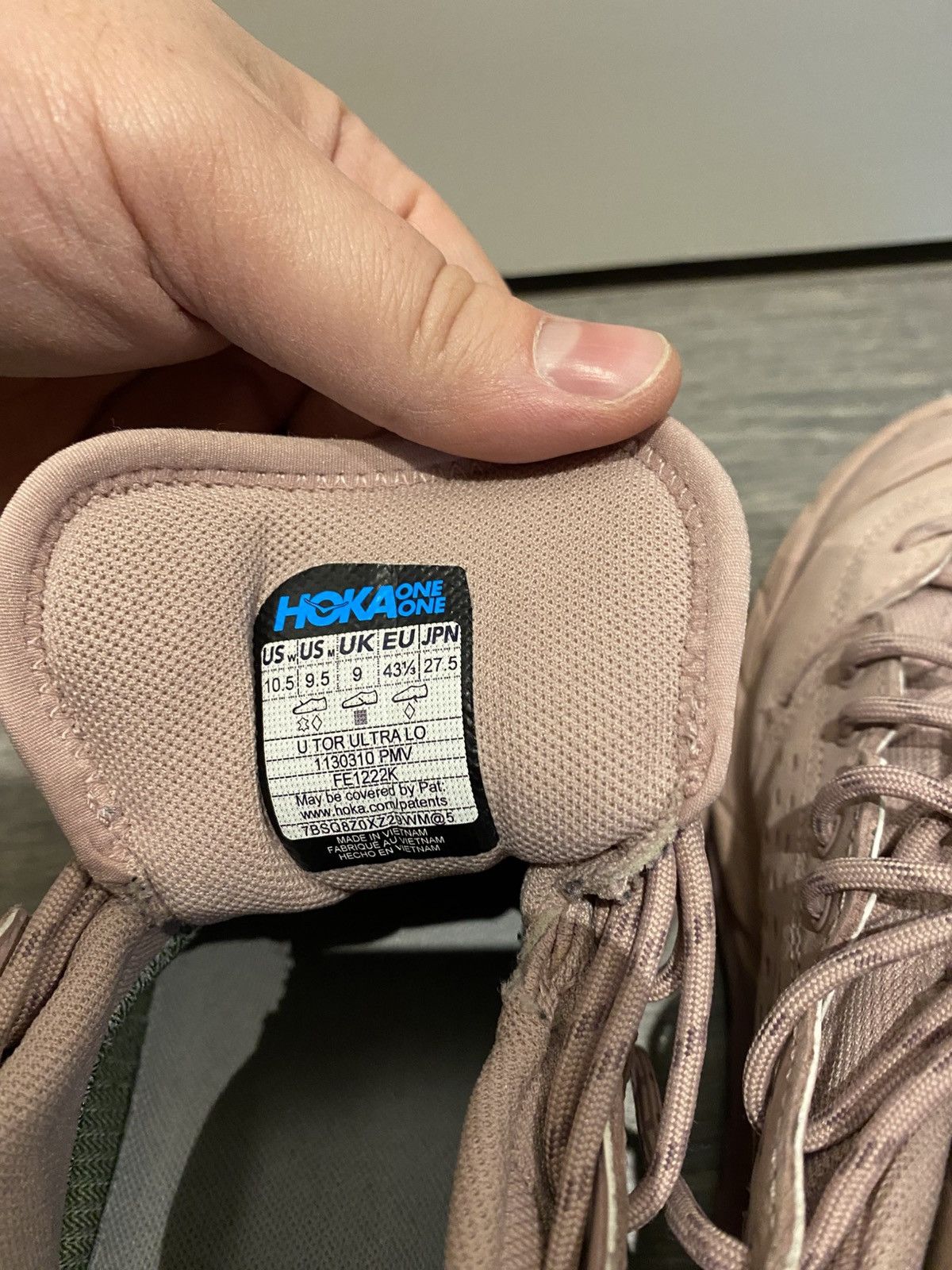 Hoka Hoka one one tor Dust Pink US9.5 Size US 9.5 / EU 42-43 - 5 Thumbnail