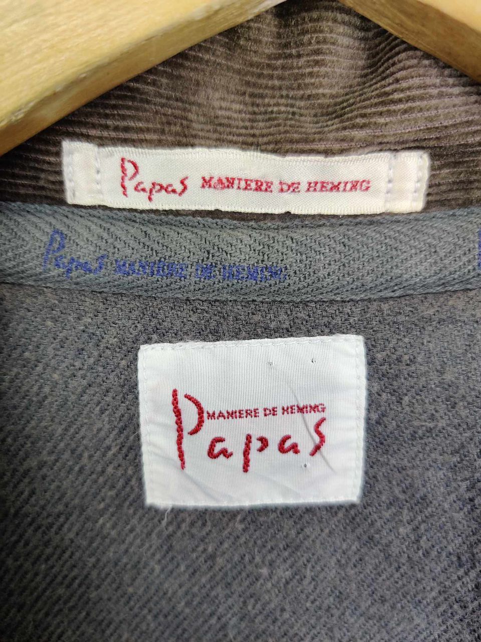 Vintage Vintage Papas Corduroy Button Shirt Jacket Size US L / EU 52-54 / 3 - 14 Thumbnail