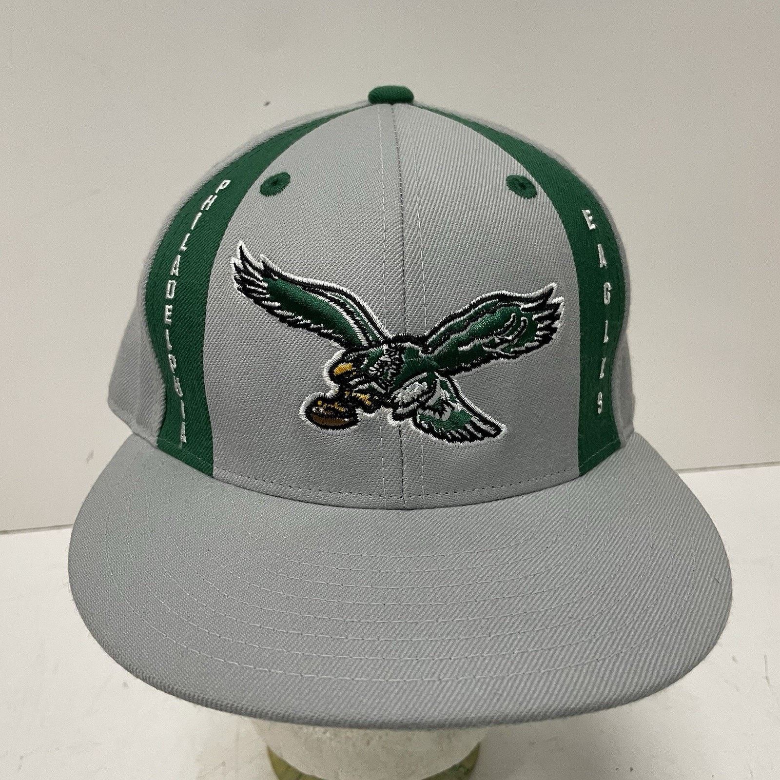Mitchell & Ness Philadelphia Eagles Hat Mitchell & Ness Fitted Cap 7.5 Gray Size ONE SIZE - 2 Thumbnail