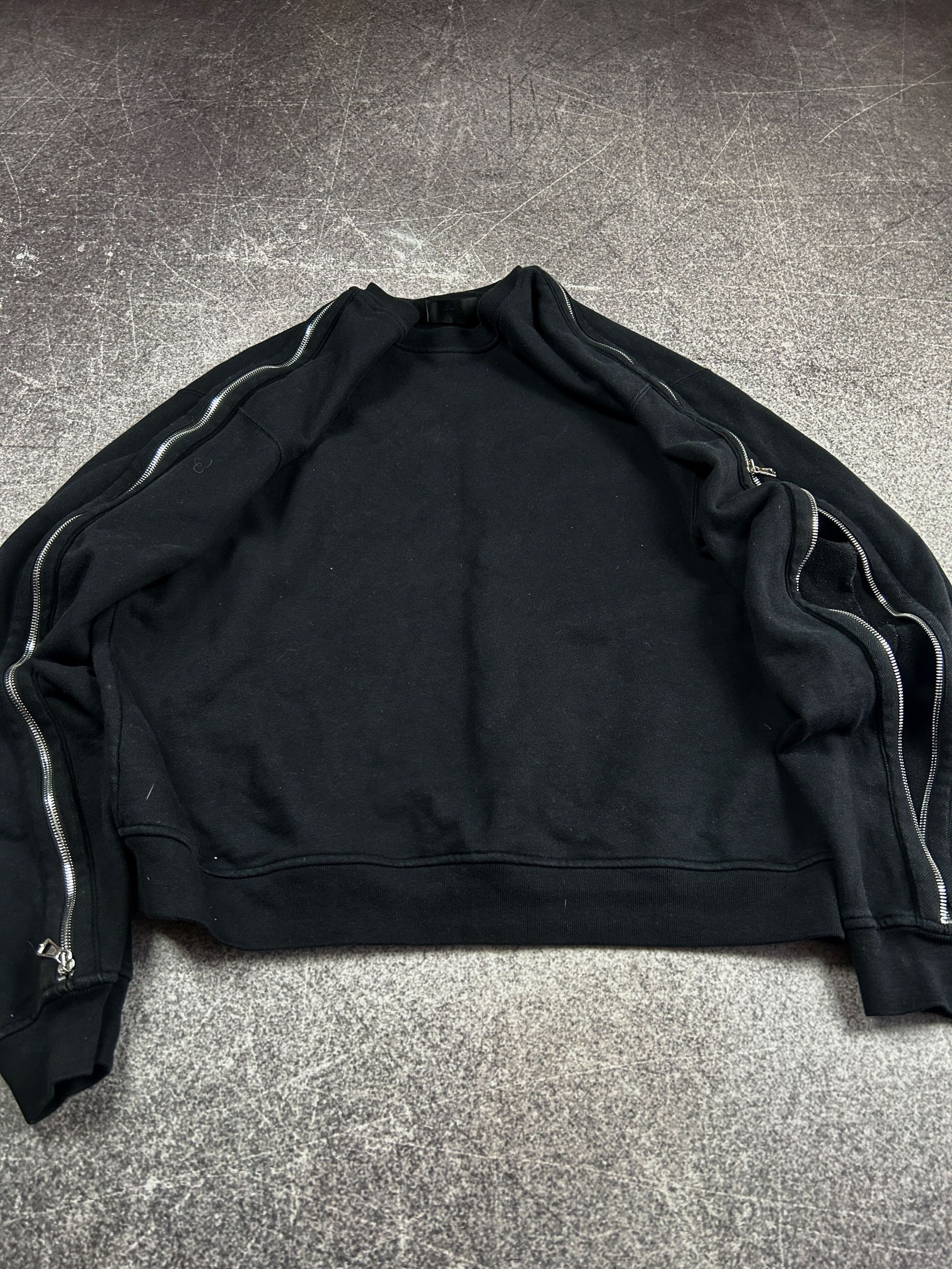 Vintage VTG Rick Owens Balenciaga Style Sleeves Zip Hoodie Archive Size US L / EU 52-54 / 3 - 3 Thumbnail