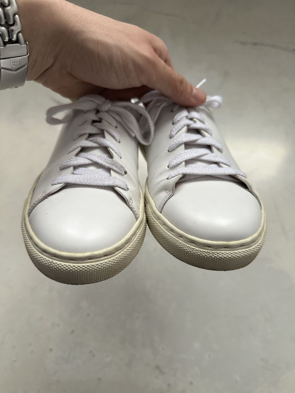 Sandro Sandro White summer trainers basic shoes Size US 6 / IT 36 - 4 Thumbnail