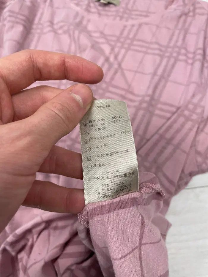 Burberry Burberry Nova Check T-Shirt Pink Size US L / EU 52-54 / 3 - 7 Thumbnail