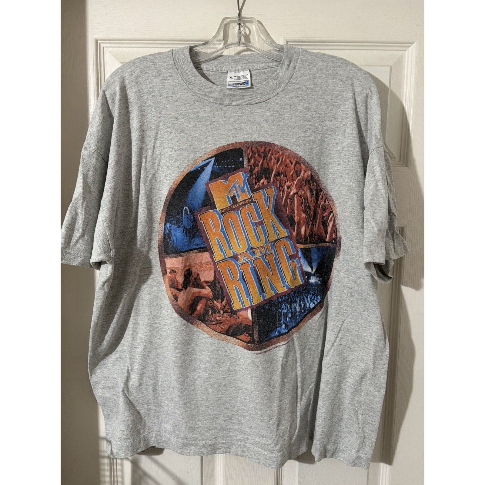 Fruit Of The Loom Vtg Rock Am Ring MTV Shirt Sz XL Music Band Rage Rock Euro Size US XL / EU 56 / 4 - 1 Thumbnail