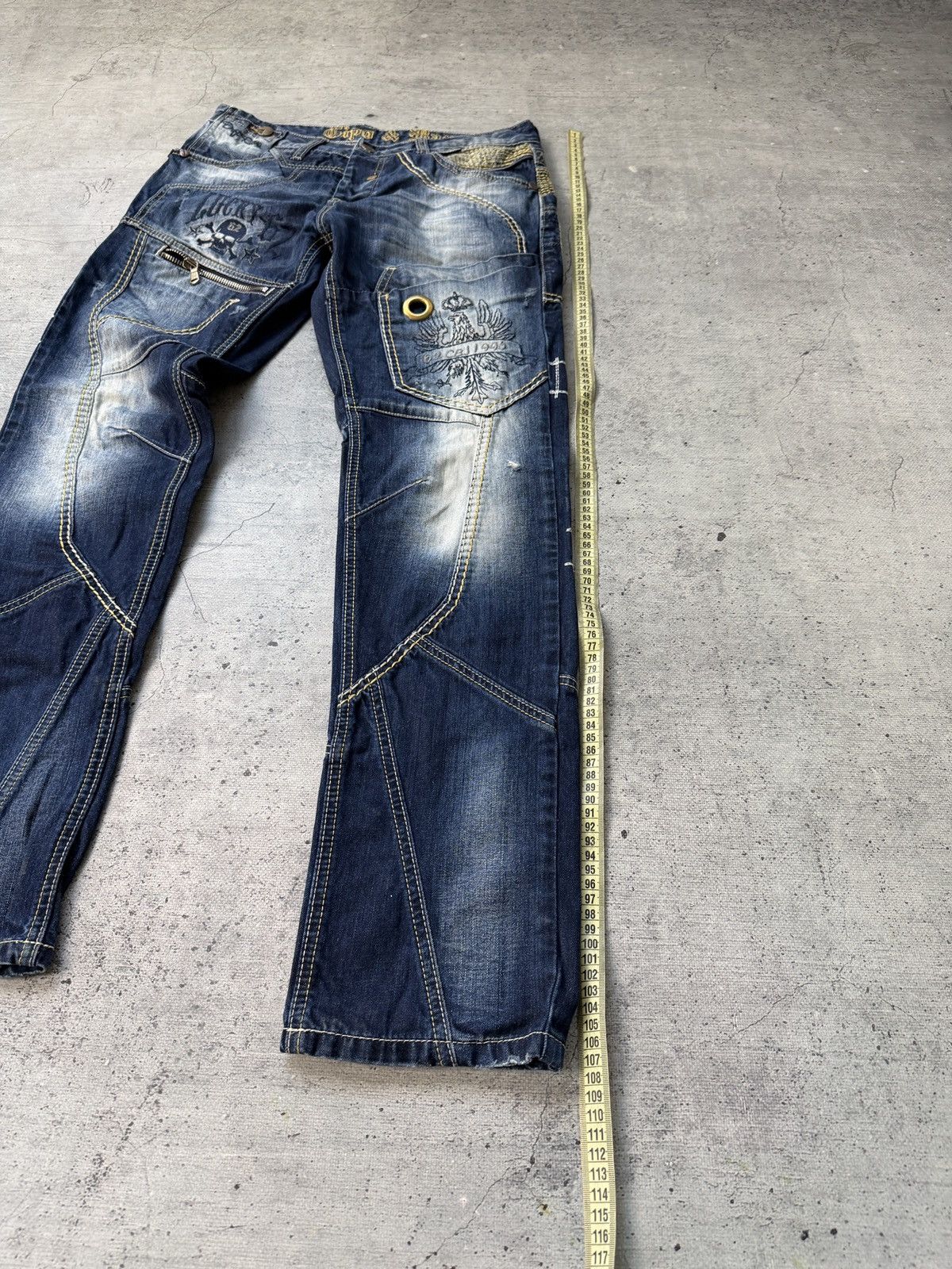 Japanese Brand Avant Garde Cipo Baxx Jeans Dragons Japanese Style Denim Size US 31 - 7 Thumbnail
