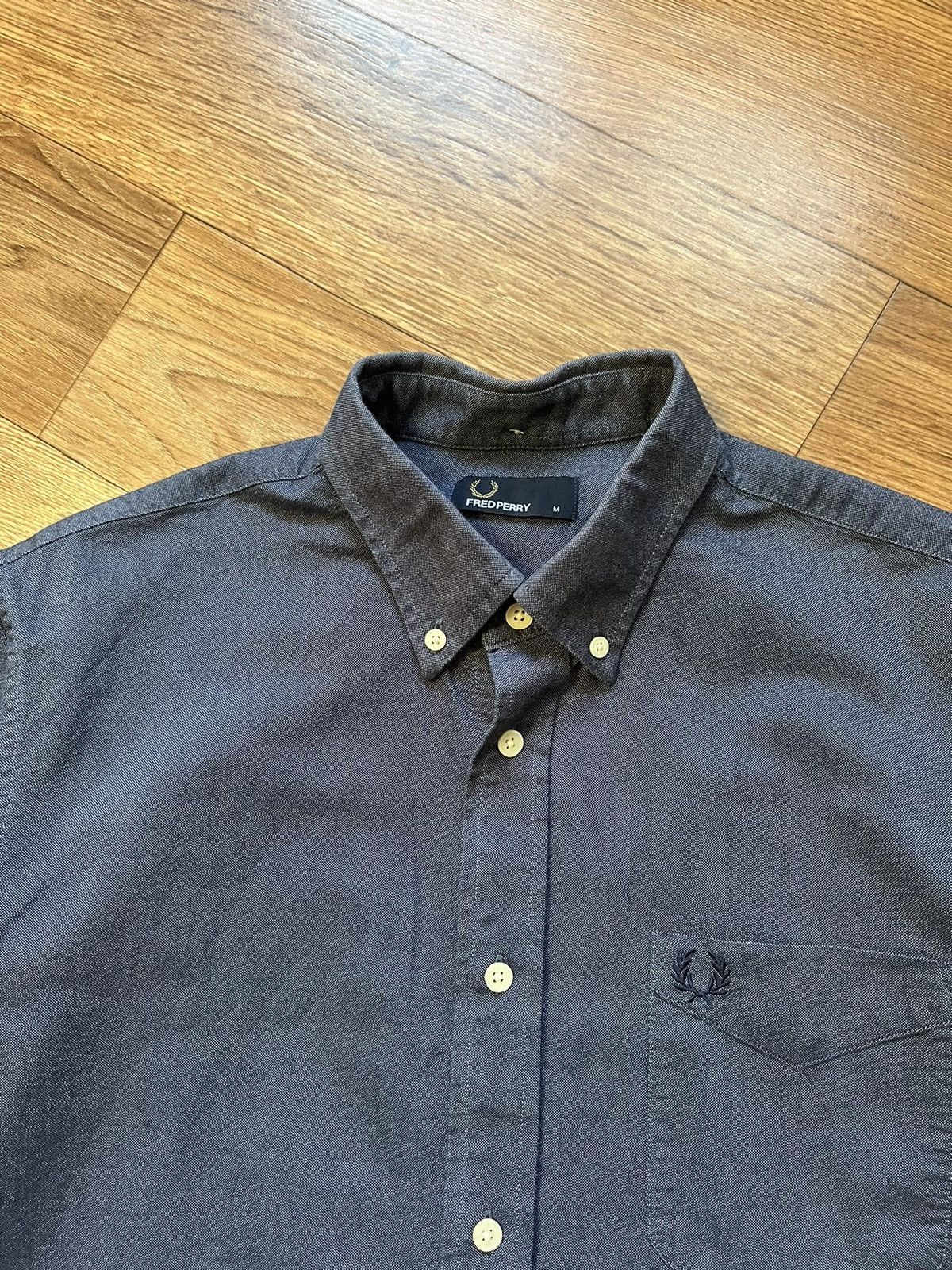 Fred Perry Vintage Fred Perry Basic Logo Heavy Cotton Long Sleeve Shirt Size US M / EU 48-50 / 2 - 3 Thumbnail