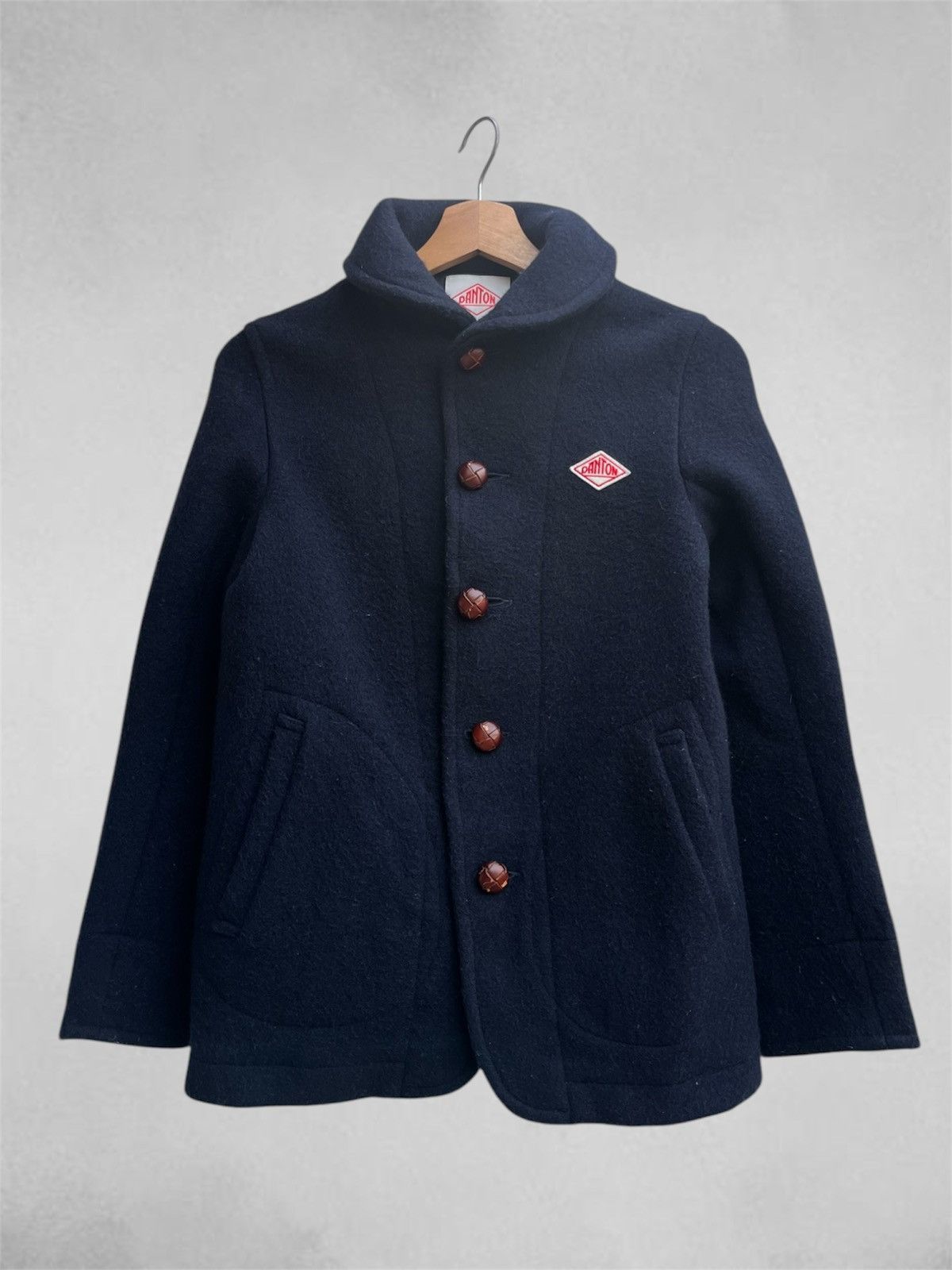 Danton × Le Laboureur Vintage Danton French Workwear Wool Mossa Jacket Size XS / US 0-2 / IT 36-38 - 2 Thumbnail