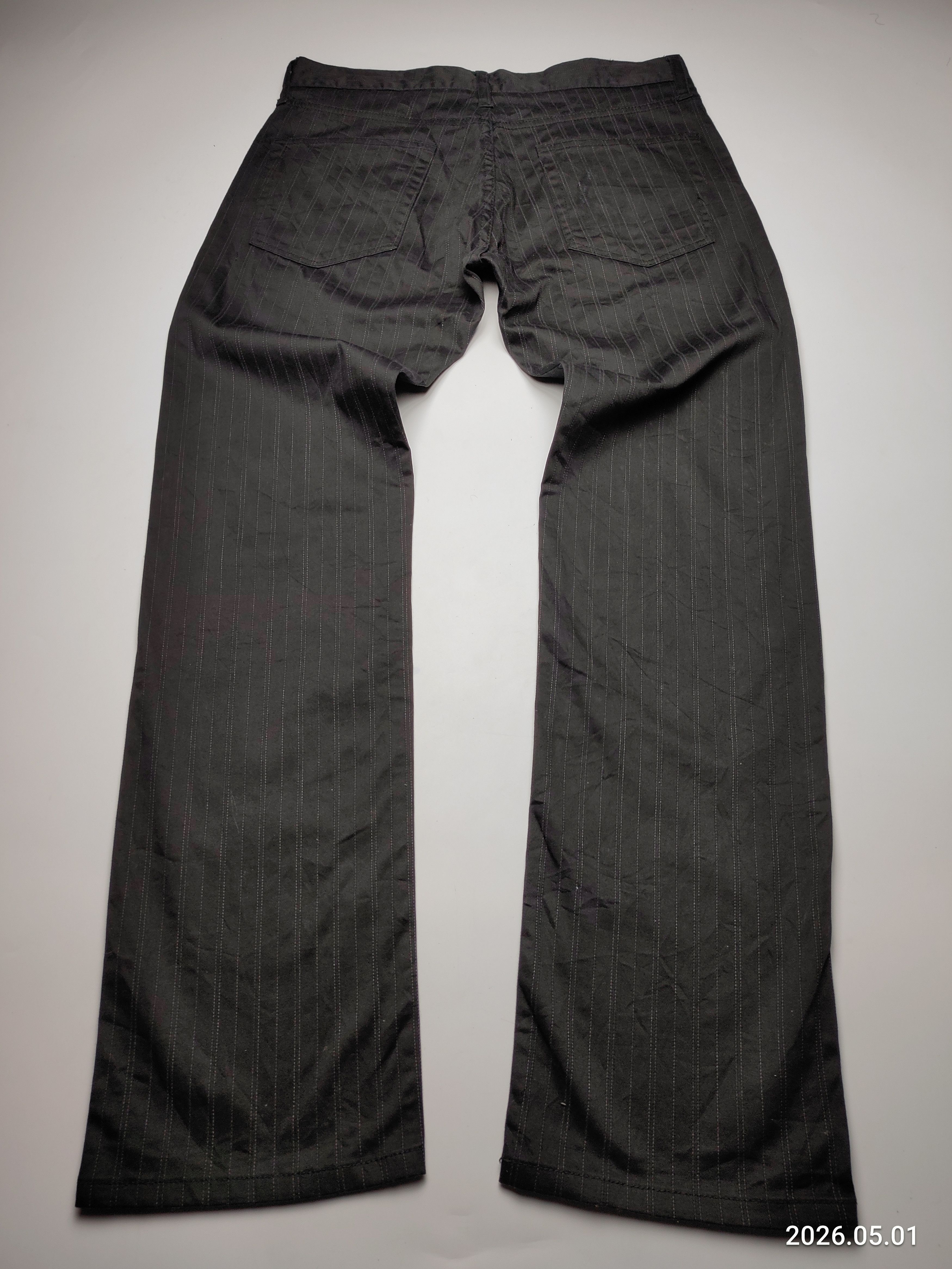 Japanese Brand Root Three cotton stripe flare chino pants jeans Size US 30 / EU 46 - 7 Thumbnail