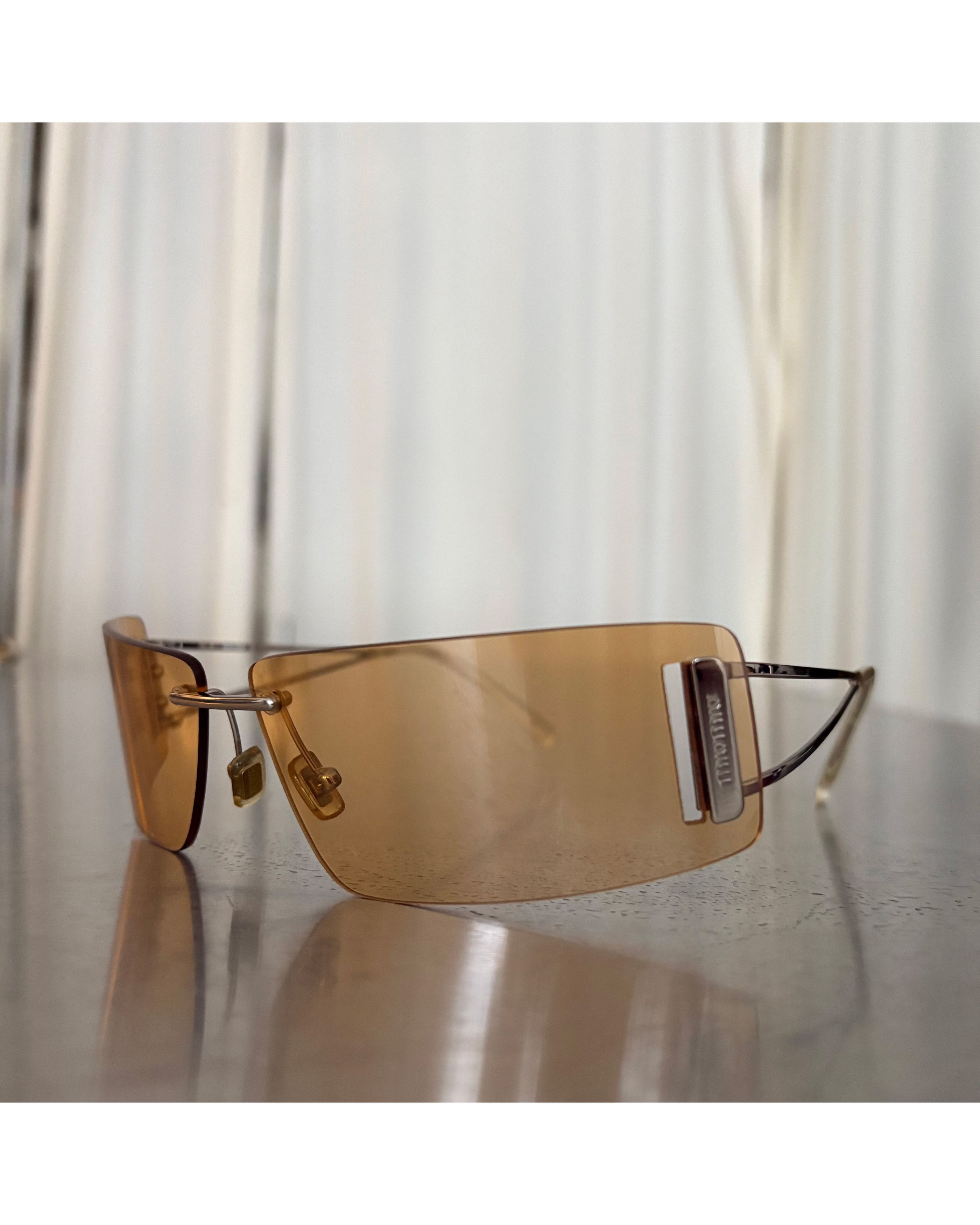 Miu Miu MIU MIU shield wraparound glasses Size ONE SIZE - 3 Thumbnail