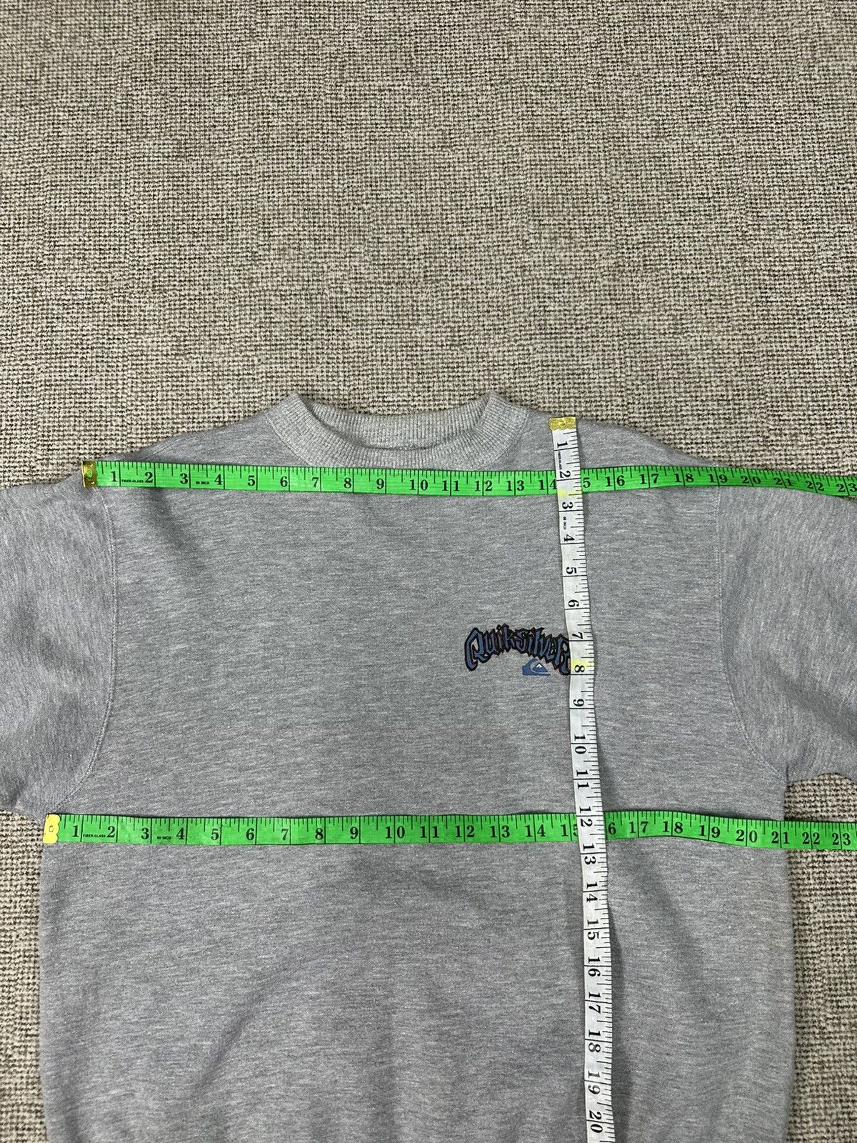 Quiksilver Vintage 90s Hook Ups Quiksilver Crop Top Crewneck Z389 Size US M / EU 48-50 / 2 - 7 Thumbnail