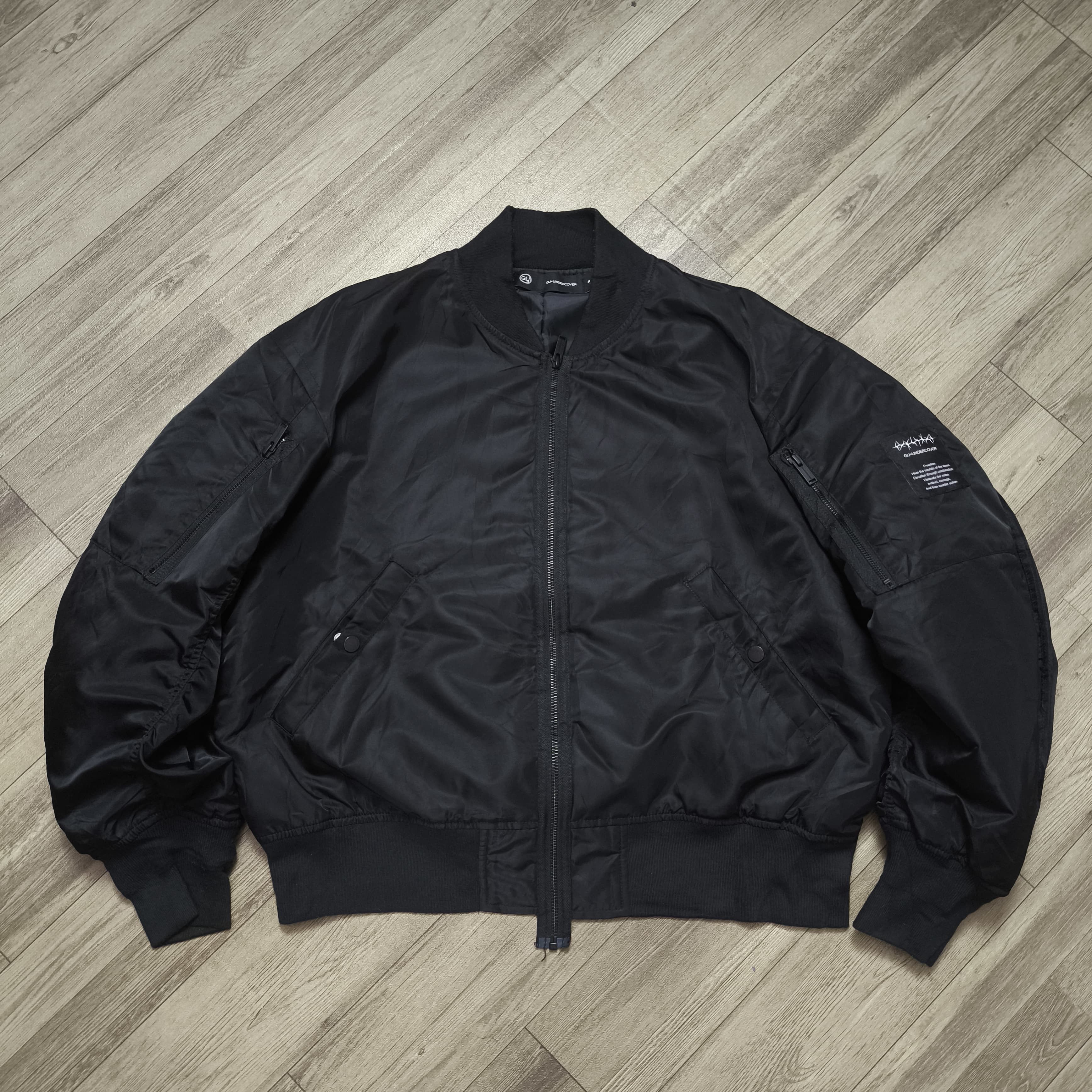 GU × Undercover Undercover GU Freedom Noise MA-1 Bomber Jacket Size US M / EU 48-50 / 2 - 9 Thumbnail