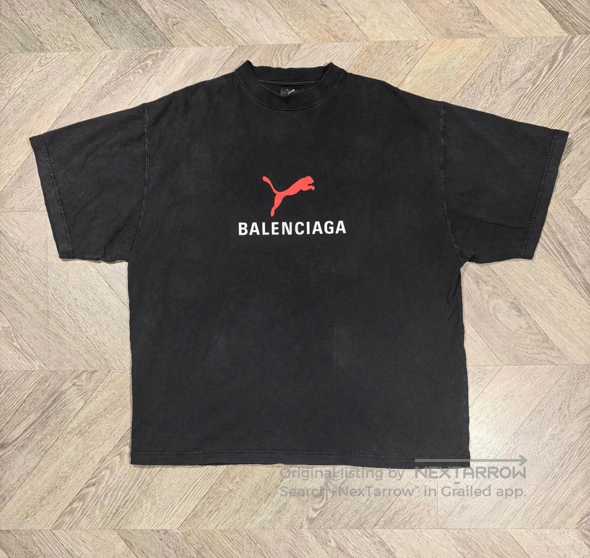 Balenciaga Balenciaga x PUMA Short Sleeve T-Shirt. Size US L / EU 52-54 / 3 - 1 Thumbnail