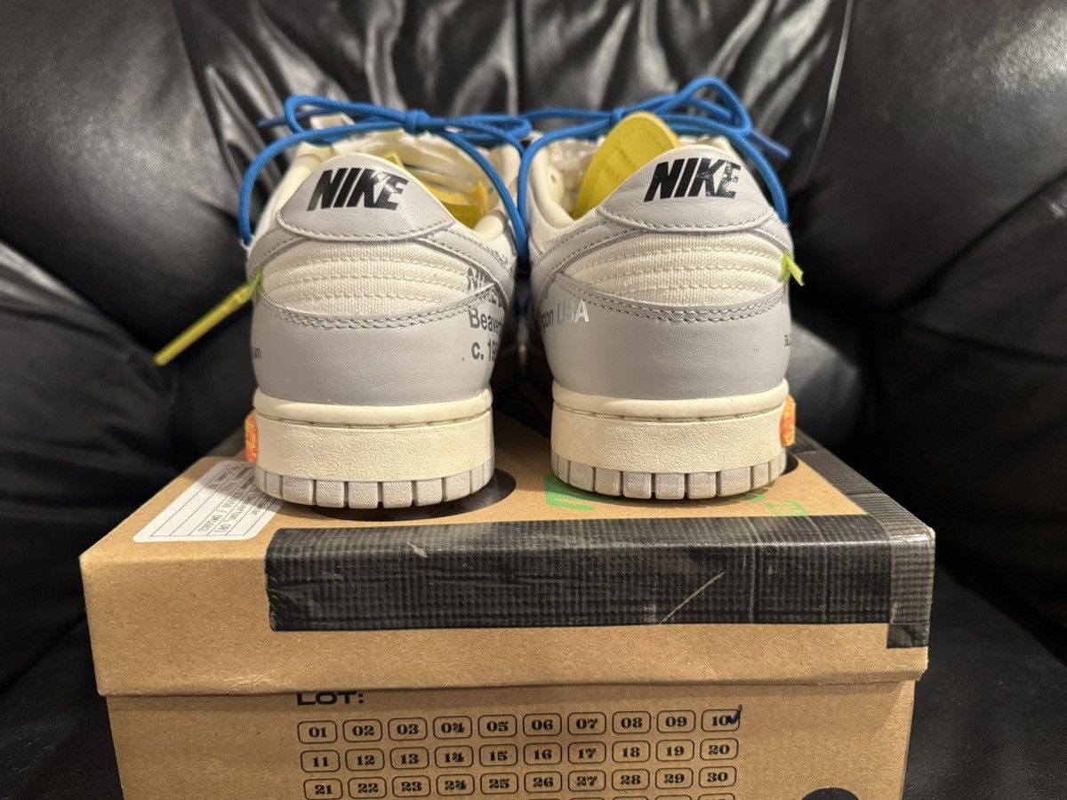Nike × Off-White Nike Dunk Low Off-White Lot 10 of 50 Size US 10.5 / EU 43-44 - 6 Thumbnail