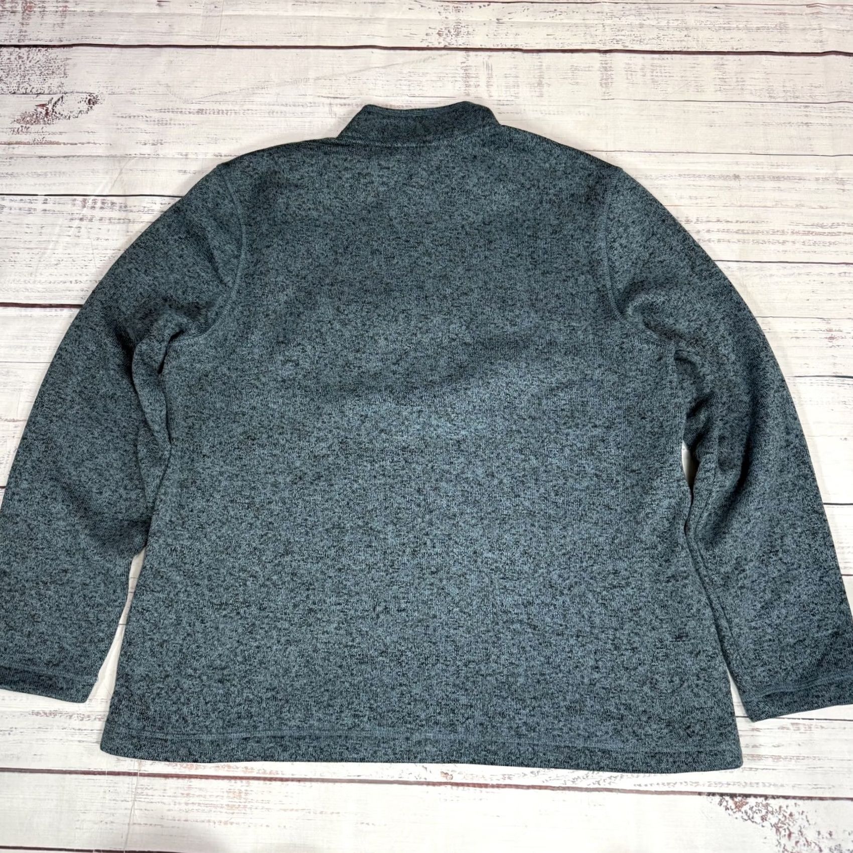 Eddie Bauer Eddie Bauer Mens Green Knit Pullover Sweater 1/2 Zip Long Sleeve Sz XL Size US XL / EU 56 / 4 - 4 Thumbnail