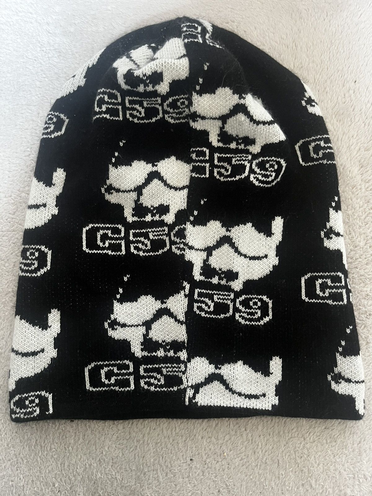 G59 Records suicideboy G59 Records Skull Balaclava - Grey Day Tour Merch Size ONE SIZE - 3 Thumbnail