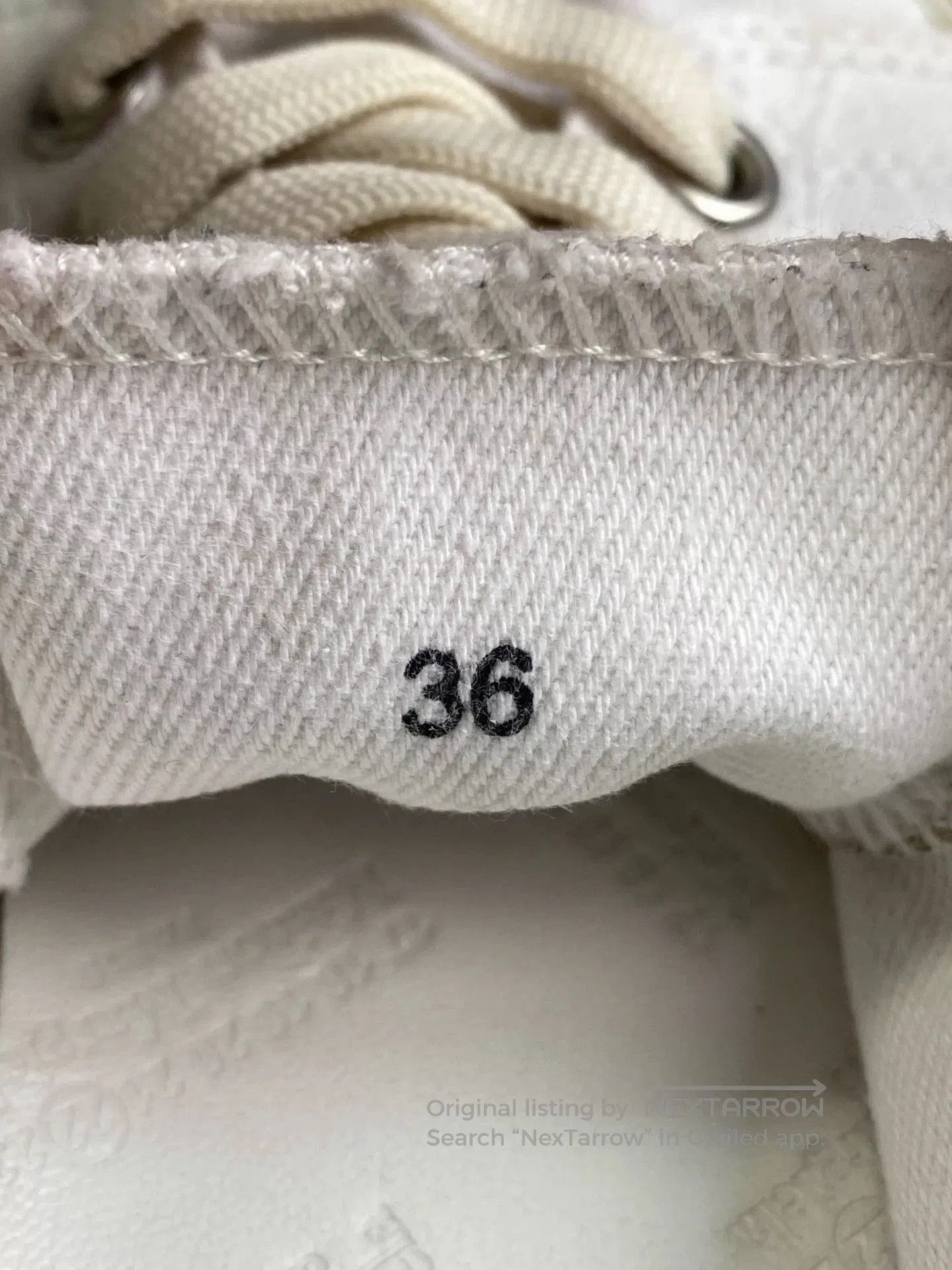 Maison Margiela margiela white tabi canvas flat shoes. Size US 6 / IT 36 - 8 Thumbnail