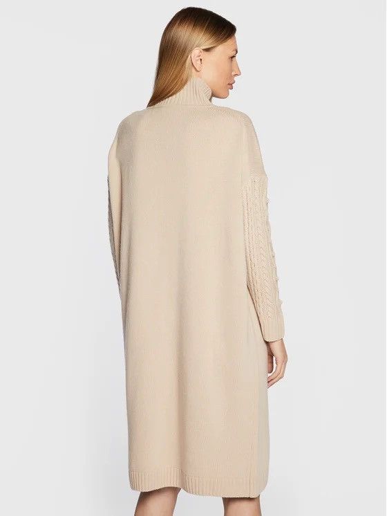 Max Mara Max Mara Weekend 100% wool cable knit dress tunic Size L / US 10 / IT 46 - 3 Thumbnail