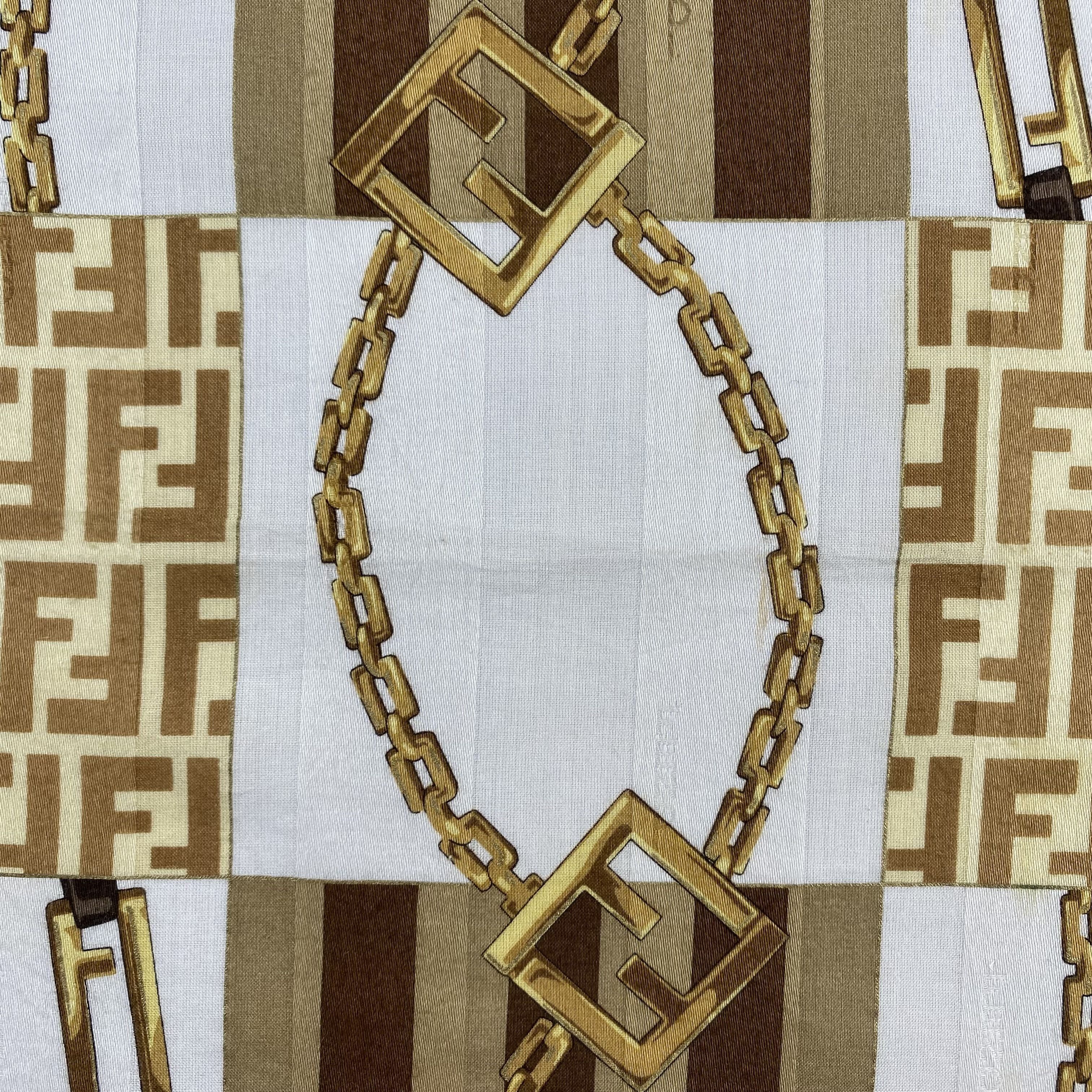 Vintage Fendi Handkerchief / Neckerchief / Bandana-P1486 Size ONE SIZE - 3 Thumbnail