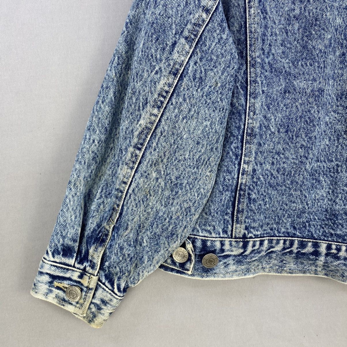 Big John VTG 90’s Big John Acid Wash Cropped Denim Jacket Size M / US 6-8 / IT 42-44 - 7 Thumbnail