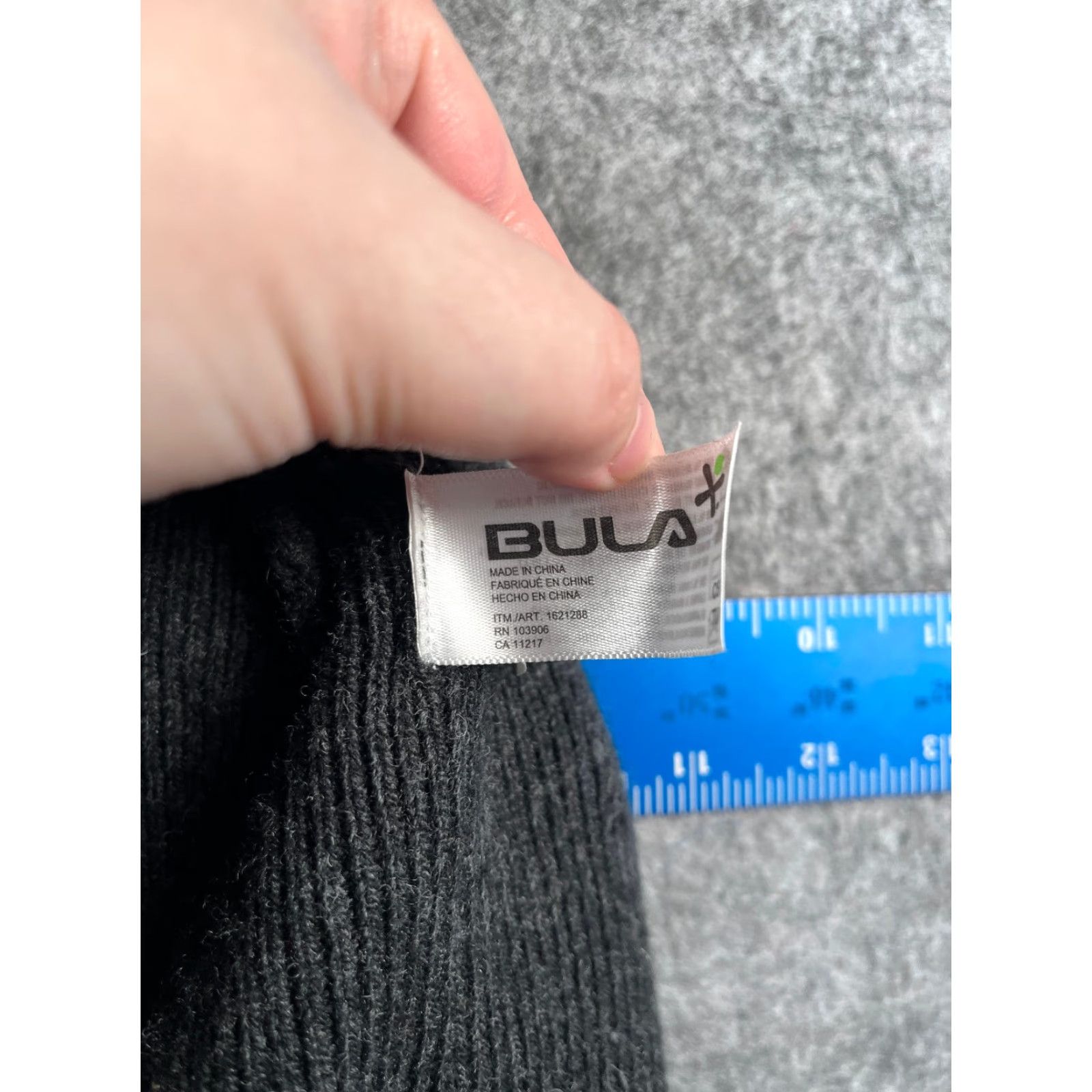 Vintage Bula Beanie Toque Adult One Size Dark Gray Knit Wool Acrylic Blend Made Canada Unisex Adults Beanie Gray Casual Workwear Outdoor Logo 90s? Size ONE SIZE - 7 Thumbnail
