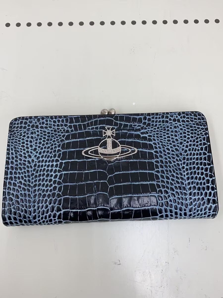 Vivienne Westwood Crocodile Embossed Orb Long Wallet Size ONE SIZE - 1 Thumbnail