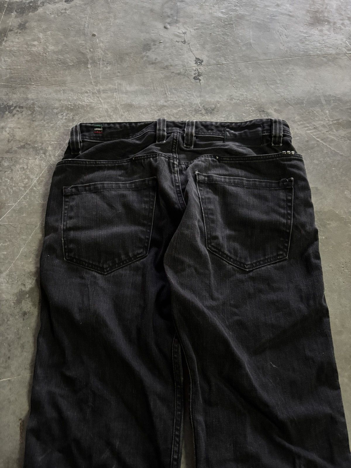 Diesel 2000s Diesel industry opium black jeans claw washed faded Size US 34 / EU 50 - 12 Thumbnail