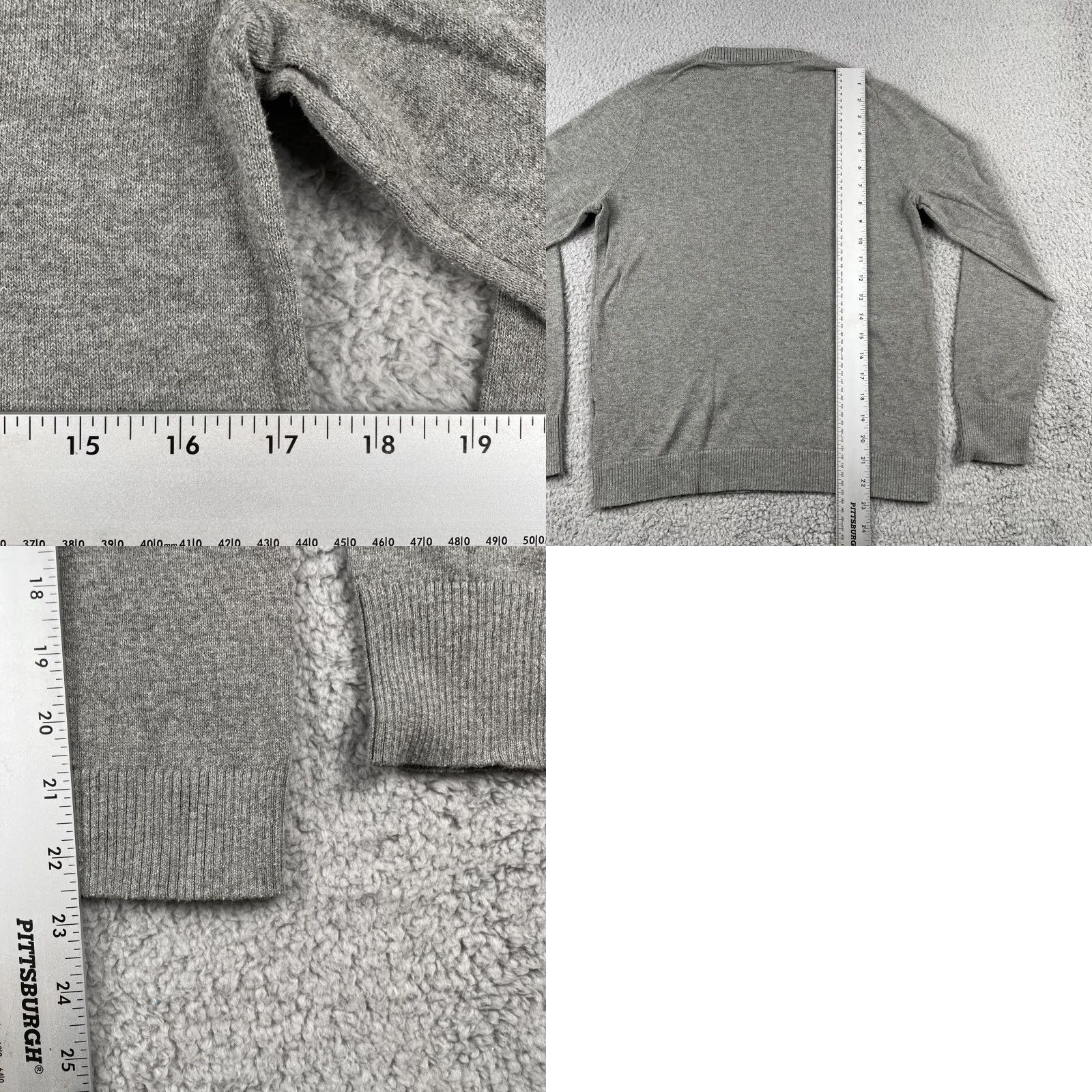 Patagonia Patagonia Mens S Long Sleeve Gray Knit Sweater Ultra Soft & Cozy Outdoor Layer Sweater Mens S Gray Knit Crew Neck Pullover Size US S / EU 44-46 / 1 - 9 Thumbnail