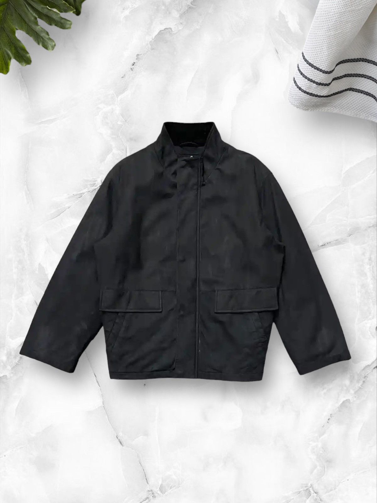 Burberry × Vintage Vintage Burberry Nova Check Velvet Bomber Jacket Size US L / EU 52-54 / 3 - 3 Thumbnail