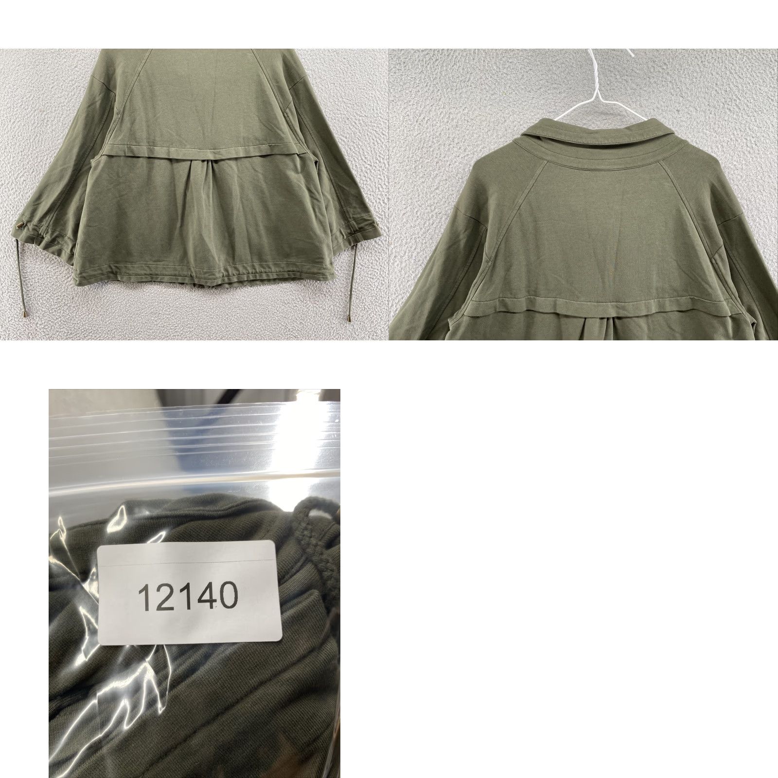 Charter Club VINTAGE Charter Club Womens Green Full Zip Sweatshirt Jacket in Size XL Size XL / US 12-14 / IT 48-50 - 8 Thumbnail