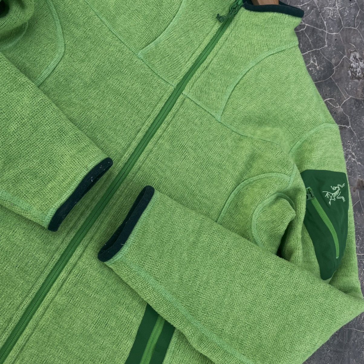 Arc'teryx Arcteryx Green Soft Shell Windbreaker Jacket Fleece Size XS / US 0-2 / IT 36-38 - 4 Thumbnail