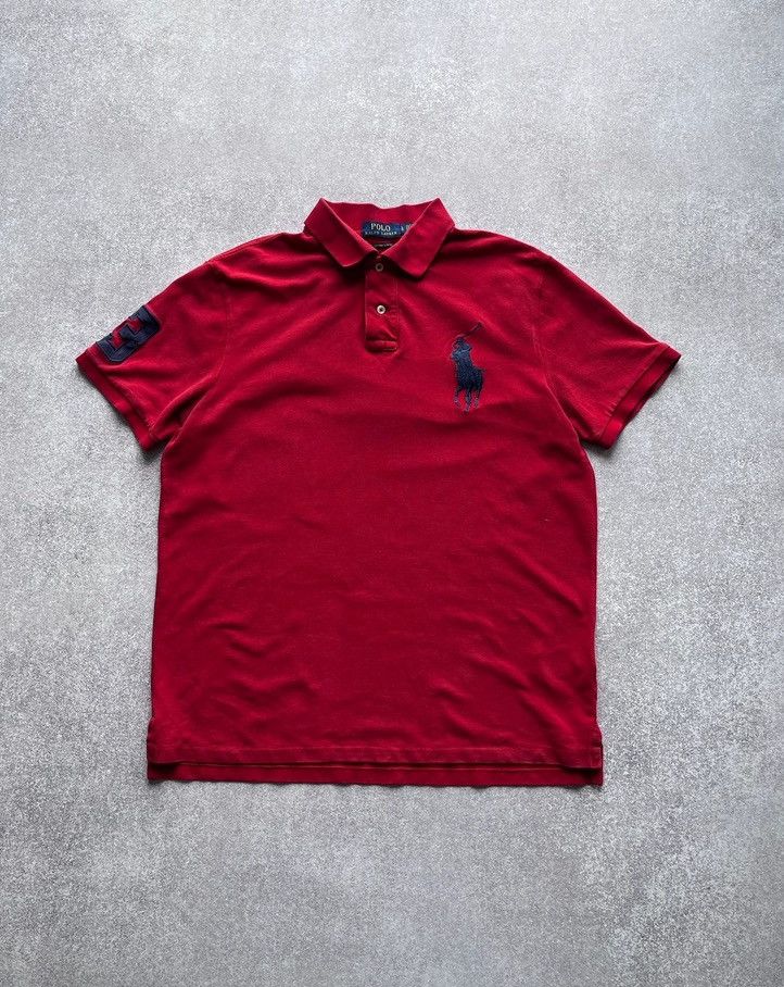 Vintage Polo Ralph Lauren Red Chief Keef Style Shirt L