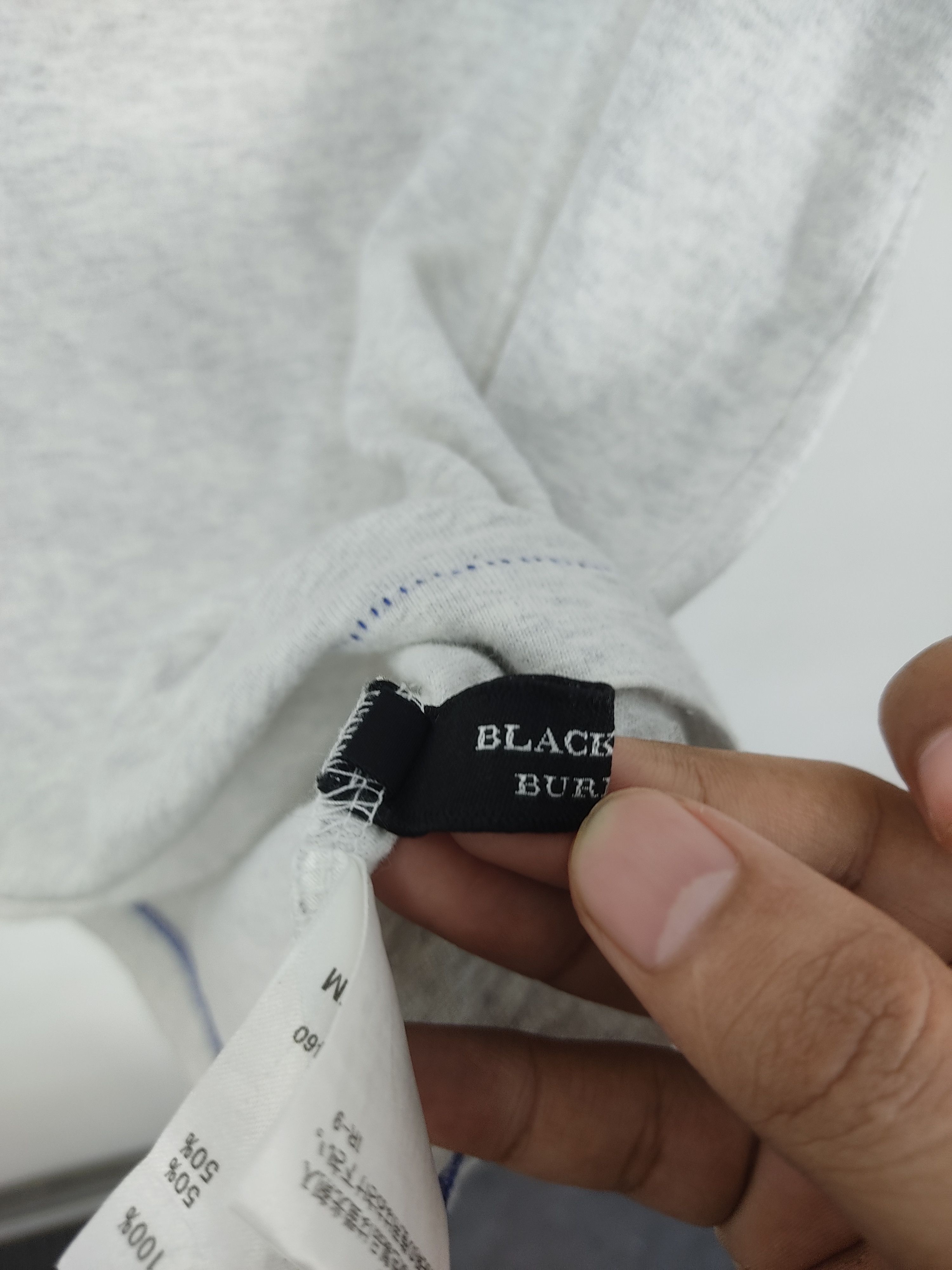 Burberry Vintage Y2K Burberry Black Label Single Pocket T-Shirt Size US S / EU 44-46 / 1 - 13 Thumbnail