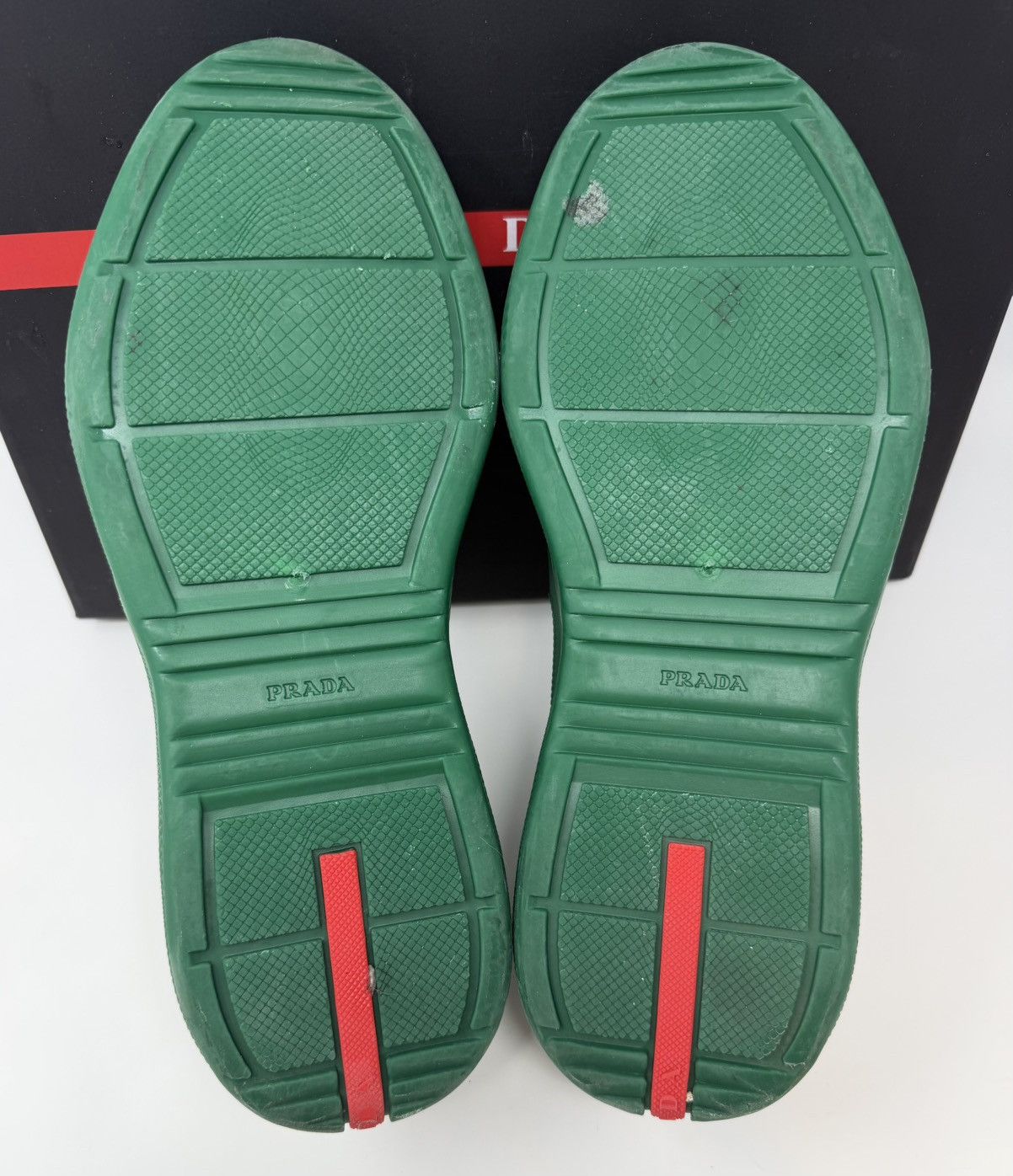 Prada Prada Americas Cup Rubber Sneaker Green Size US 11 / EU 44 - 6 Thumbnail