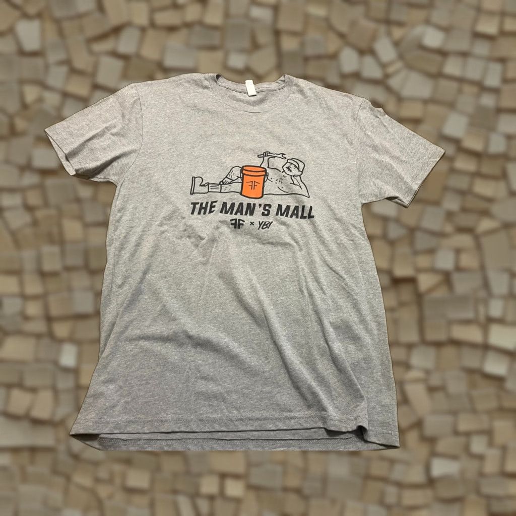 Next Level Next Level Men's Shirt L Gray Black Orange T-Shirt Regular Short Sleeve The Man's Mall Size US L / EU 52-54 / 3 - 1 Thumbnail