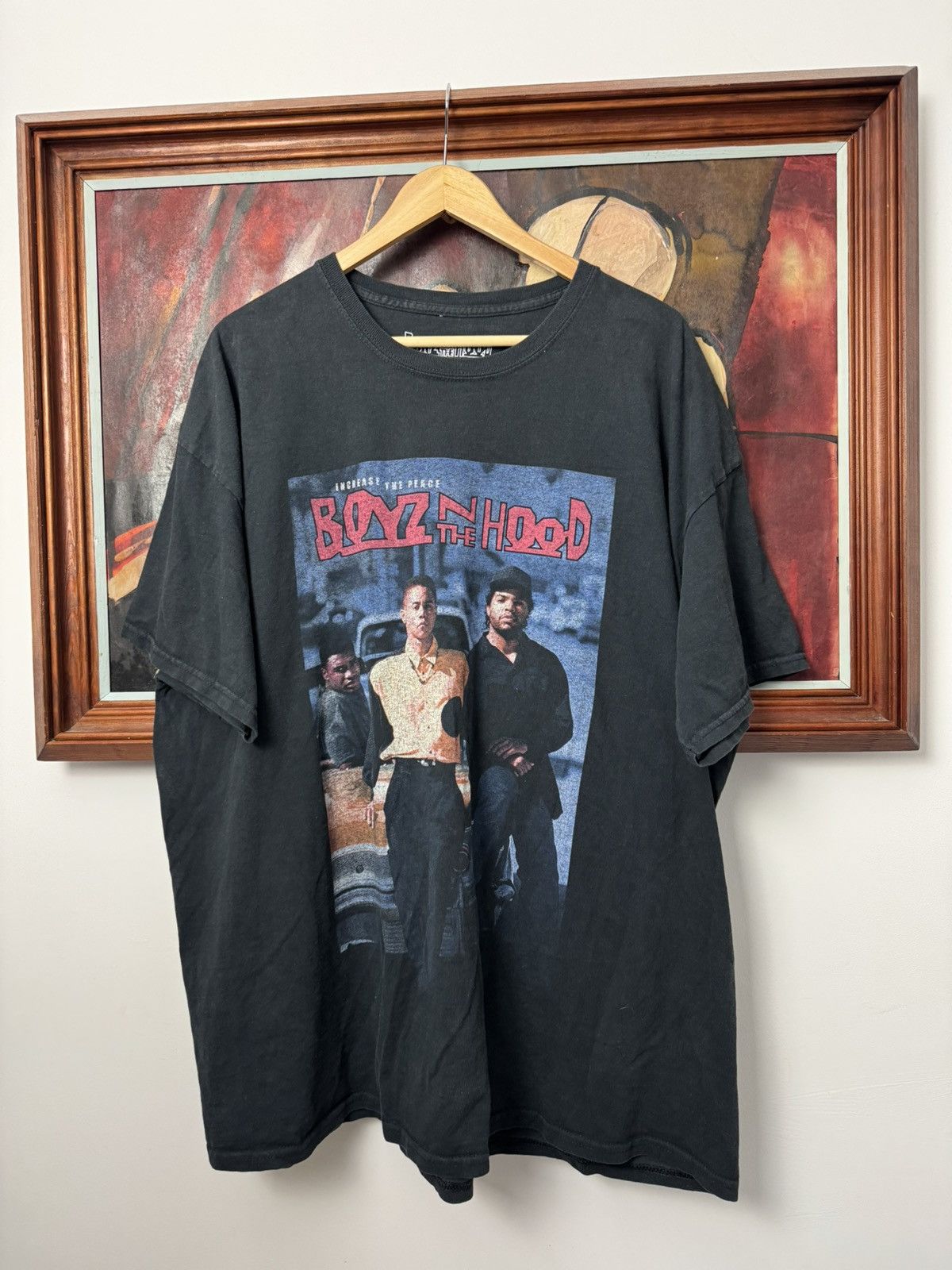 Rap Tees Boyz N The Hood Ice Cube Rap Tee Shirt Washed Oversize Size US XL / EU 56 / 4 - 1 Thumbnail