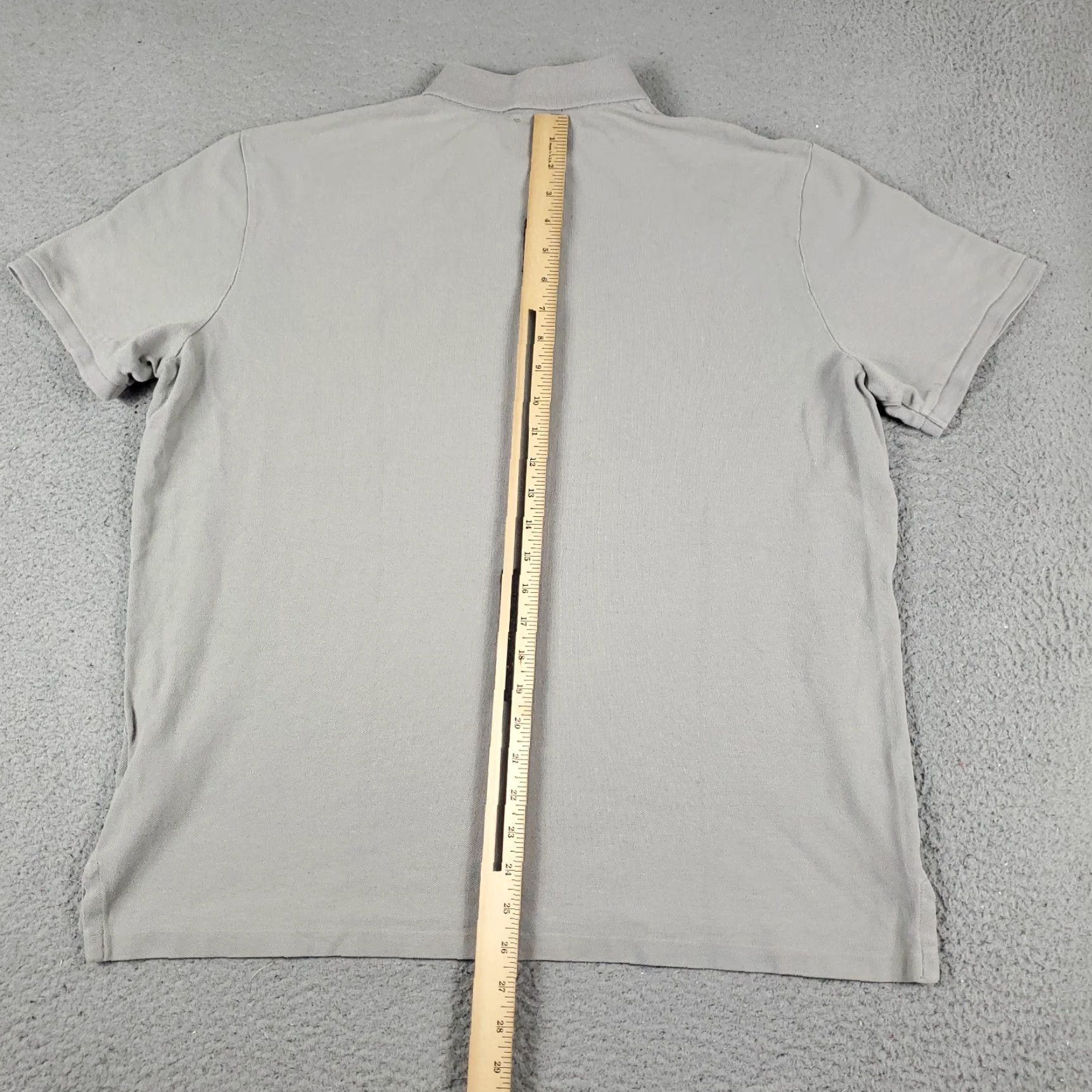 Ralph Lauren VINTAGE Ralph Lauren Polo Shirt Men Large Gray Cotton Short Sleeve Casual Classic 90s Size US L / EU 52-54 / 3 - 6 Thumbnail