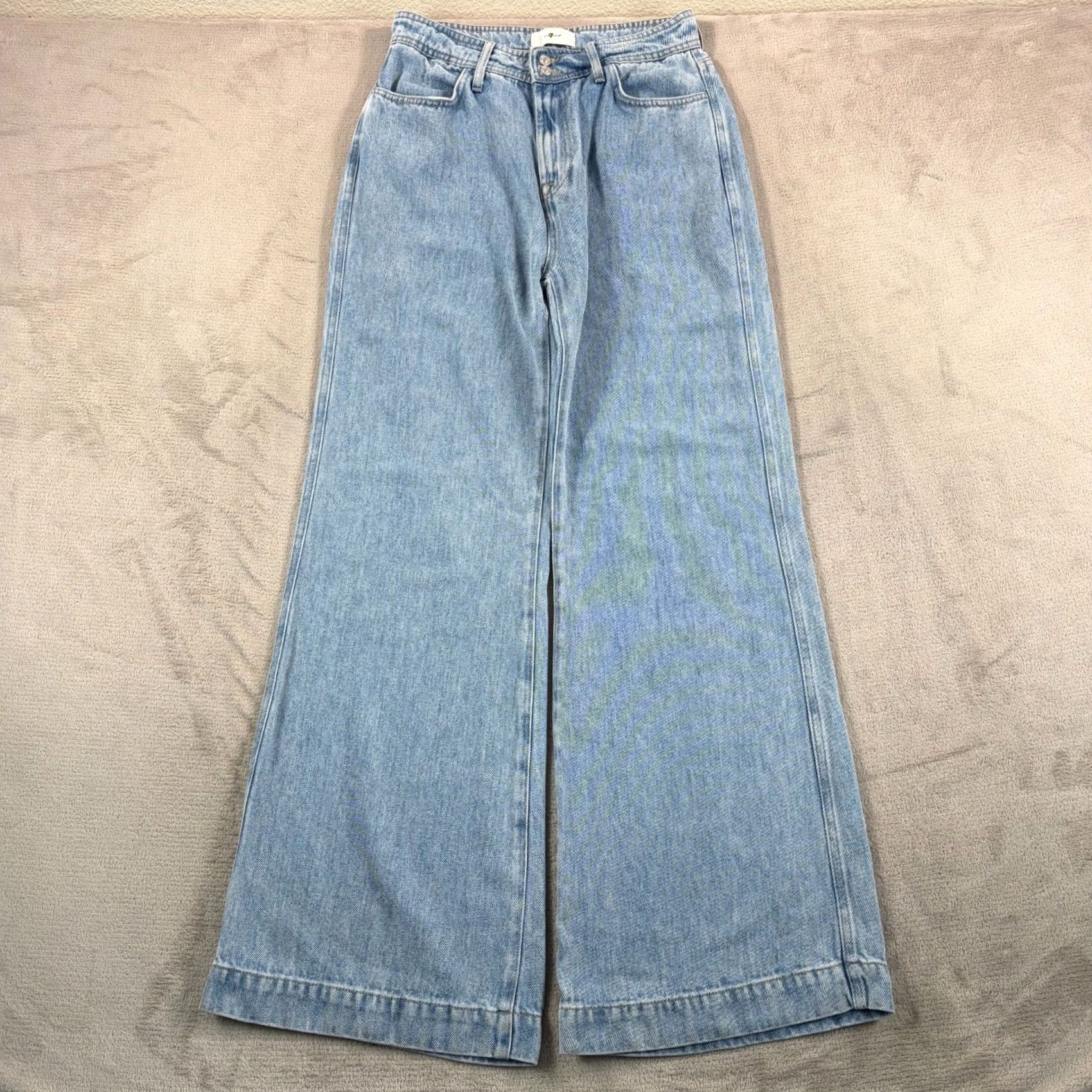 7 For All Mankind 7 For All Mankind Modern Dojo Trouser Jeans Blue Women 29 Flared Size 29" - 5 Thumbnail