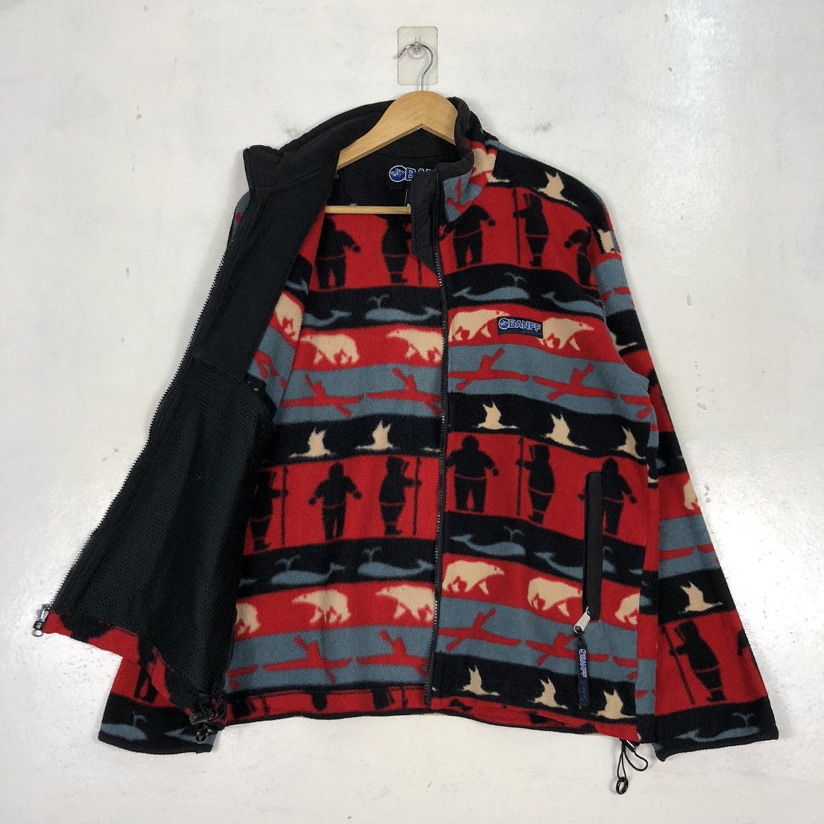 Other × Vintage Vintage Baff Abstract Crazy Design Fleece Jackets Size US M / EU 48-50 / 2 - 9 Thumbnail