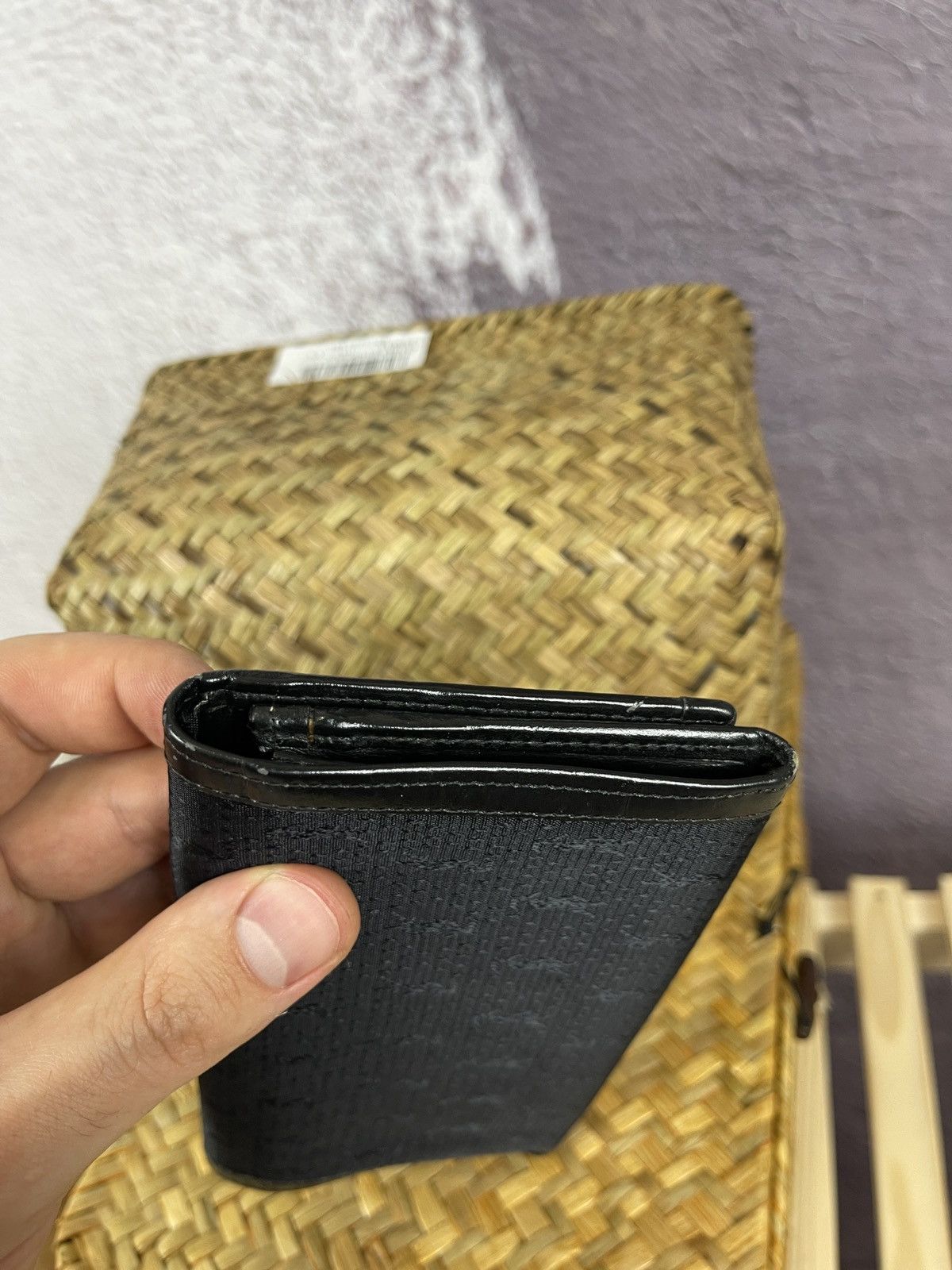 Vintage Yves Saint Laurent Paris monogram canvas leather wallet Size ONE SIZE - 8 Thumbnail