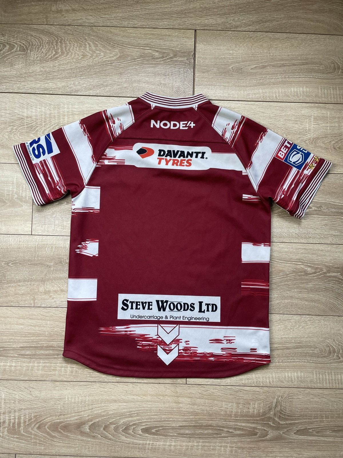 Hummel Wigan Warriors 2023 Home Rugby Authentic Jersey Hummel Shirt Size US L / EU 52-54 / 3 - 9 Thumbnail