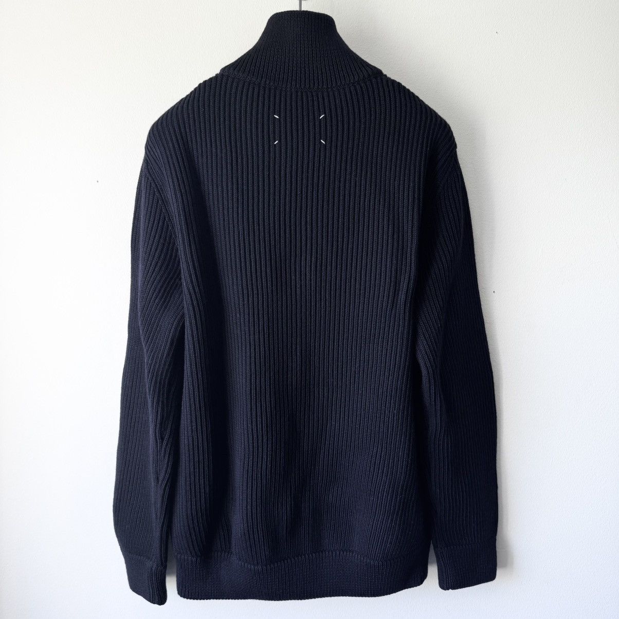 Maison Margiela AW2011 Martin Margiela Wool Zip-Up Drivers/Truckers Knit Size US XL / EU 56 / 4 - 4 Thumbnail